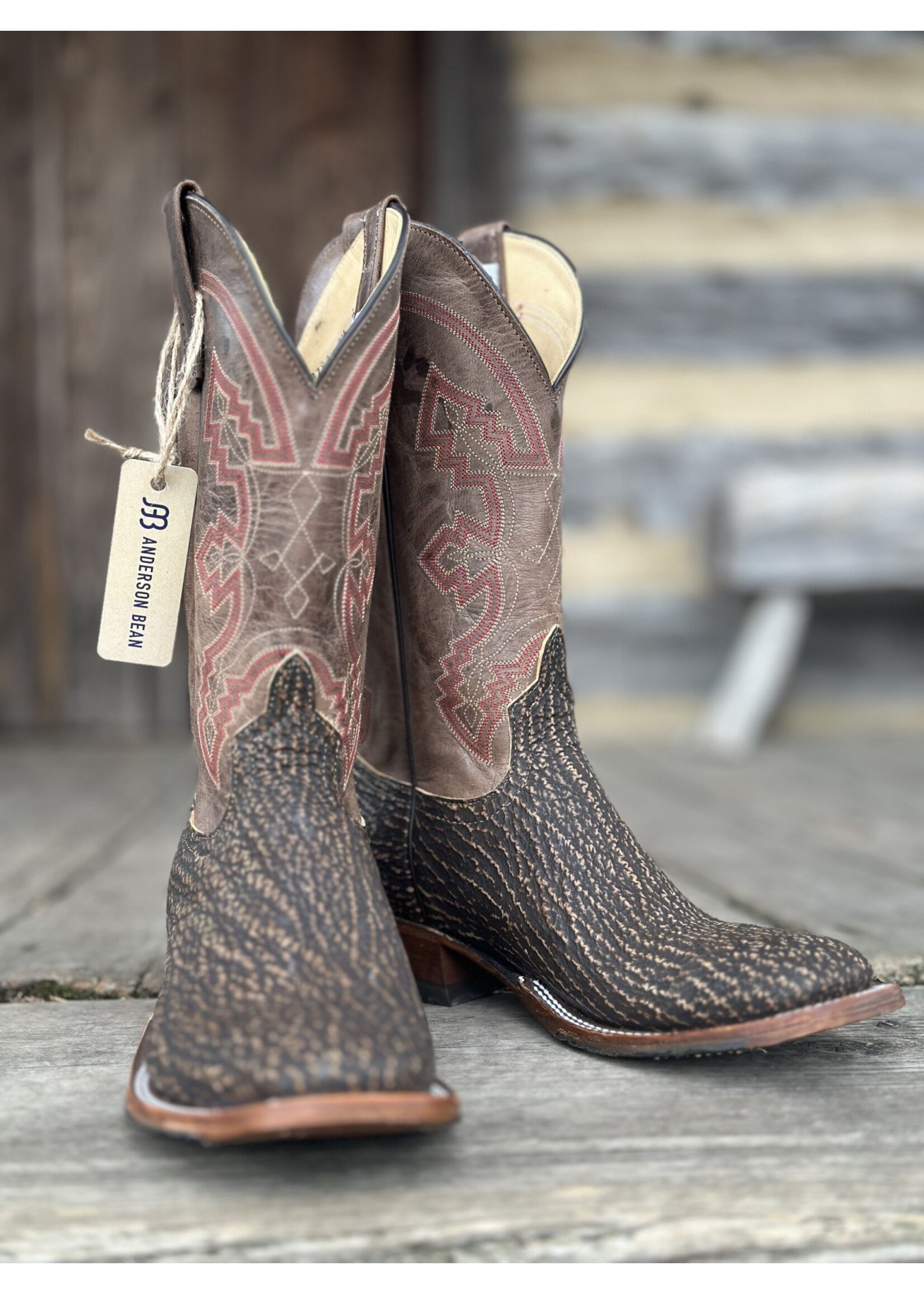 Anderson Bean Anderson Bean No. 8916A Hewlett & Dunn Custom Safari Shark Western Boot
