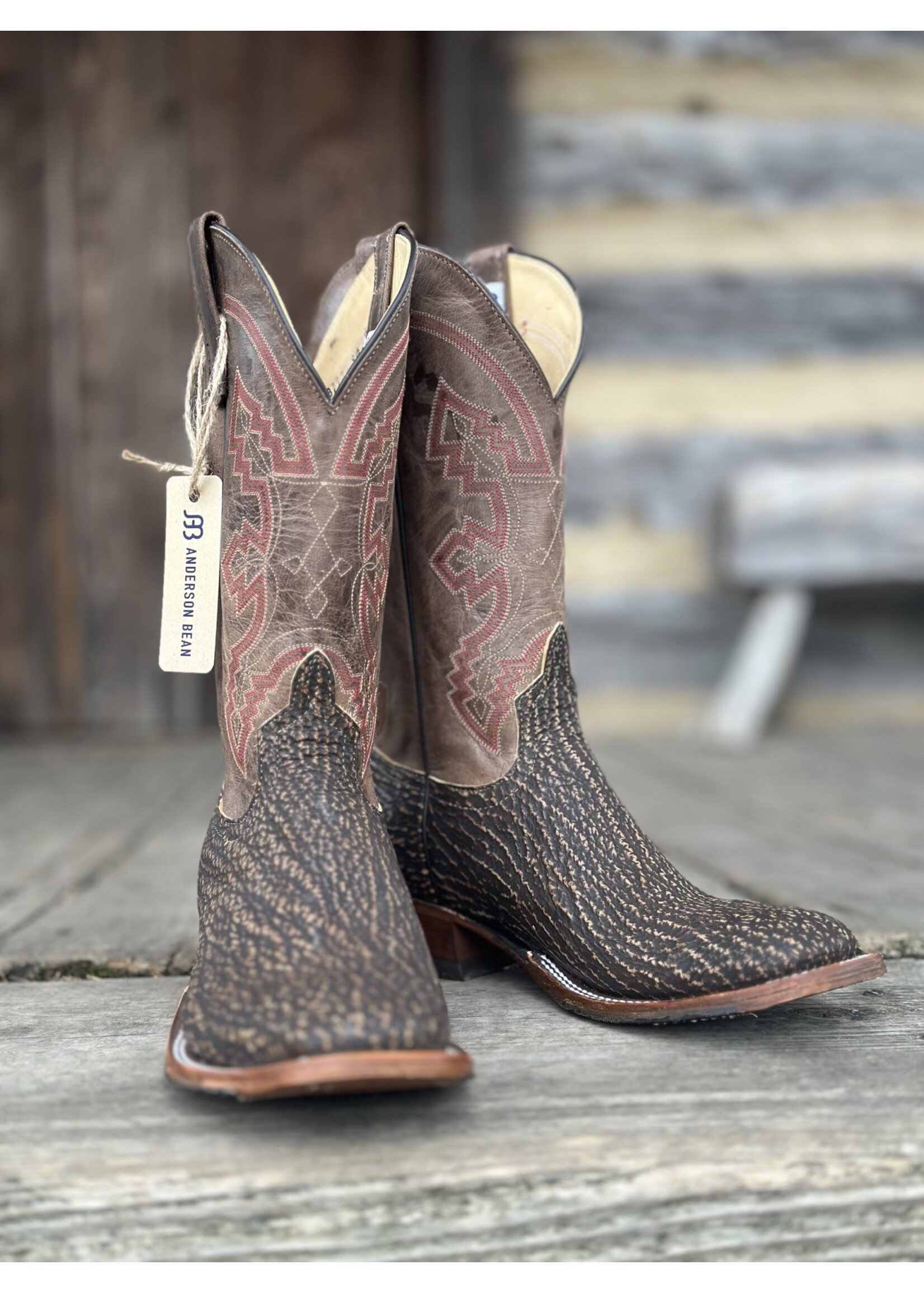 Anderson Bean Anderson Bean No. 8916A Hewlett & Dunn Custom Safari Shark Western Boot