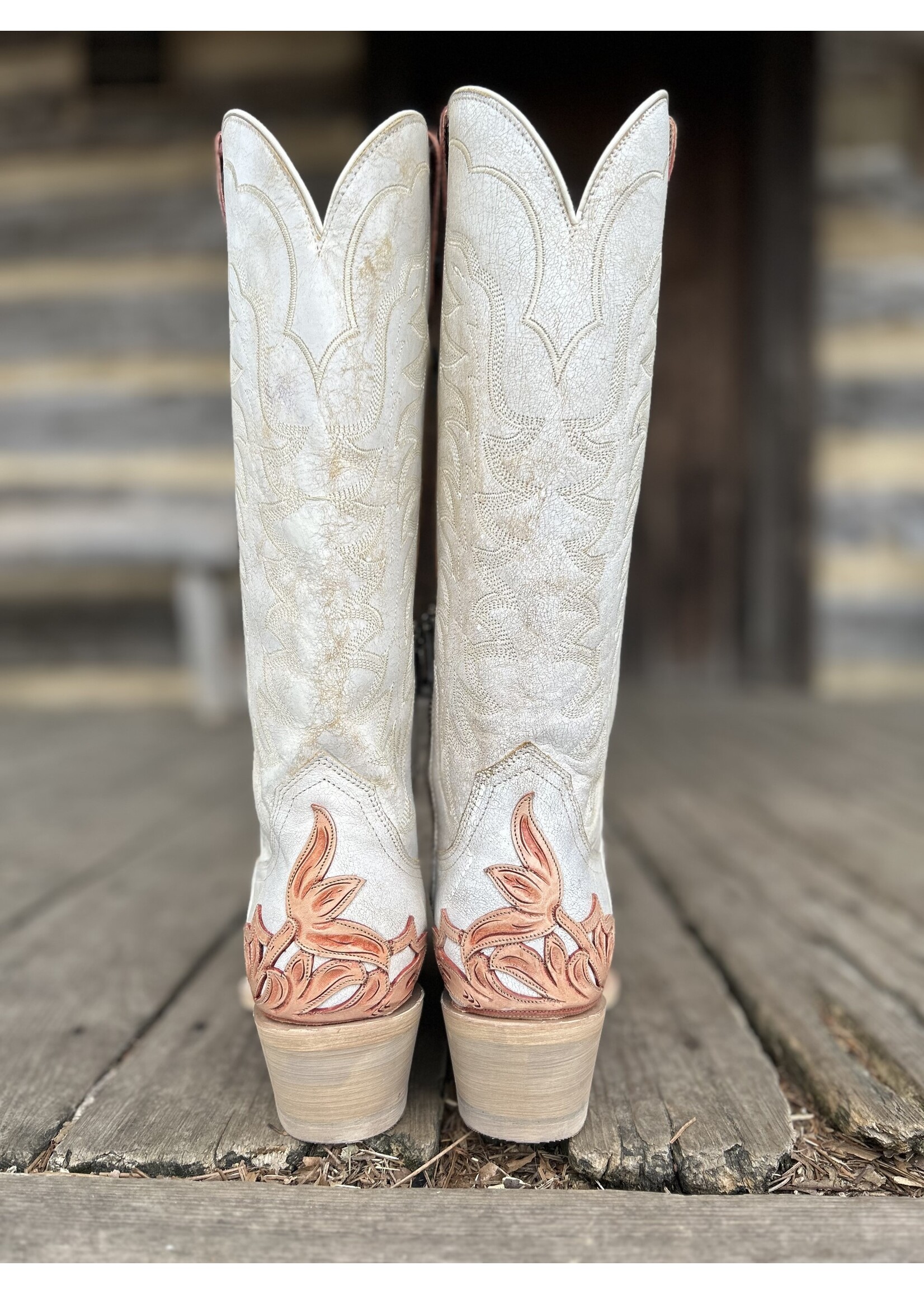 Roper Roper 09-021-7635-8639 Tooled Wing Tip Boot