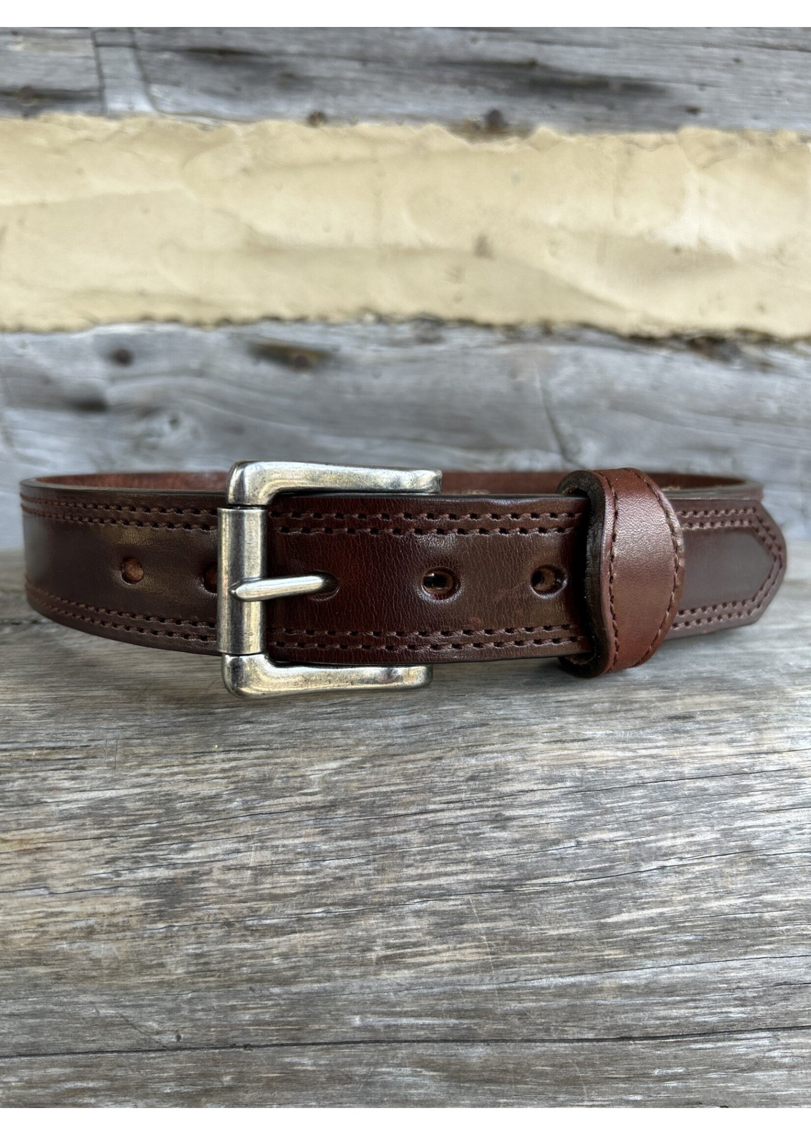Heritage Leather Heritage Leather Stitched Belt