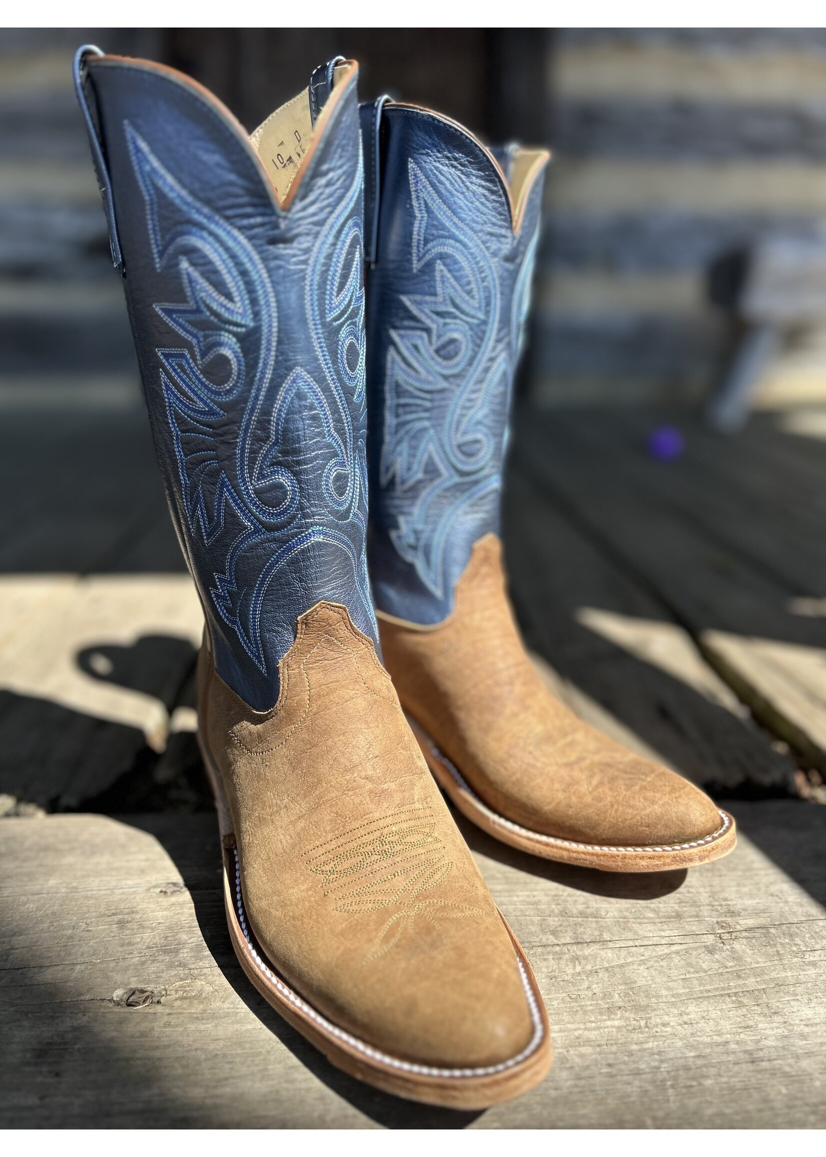 Olathe Olathe 257705 Natural Brahma Bison Boot