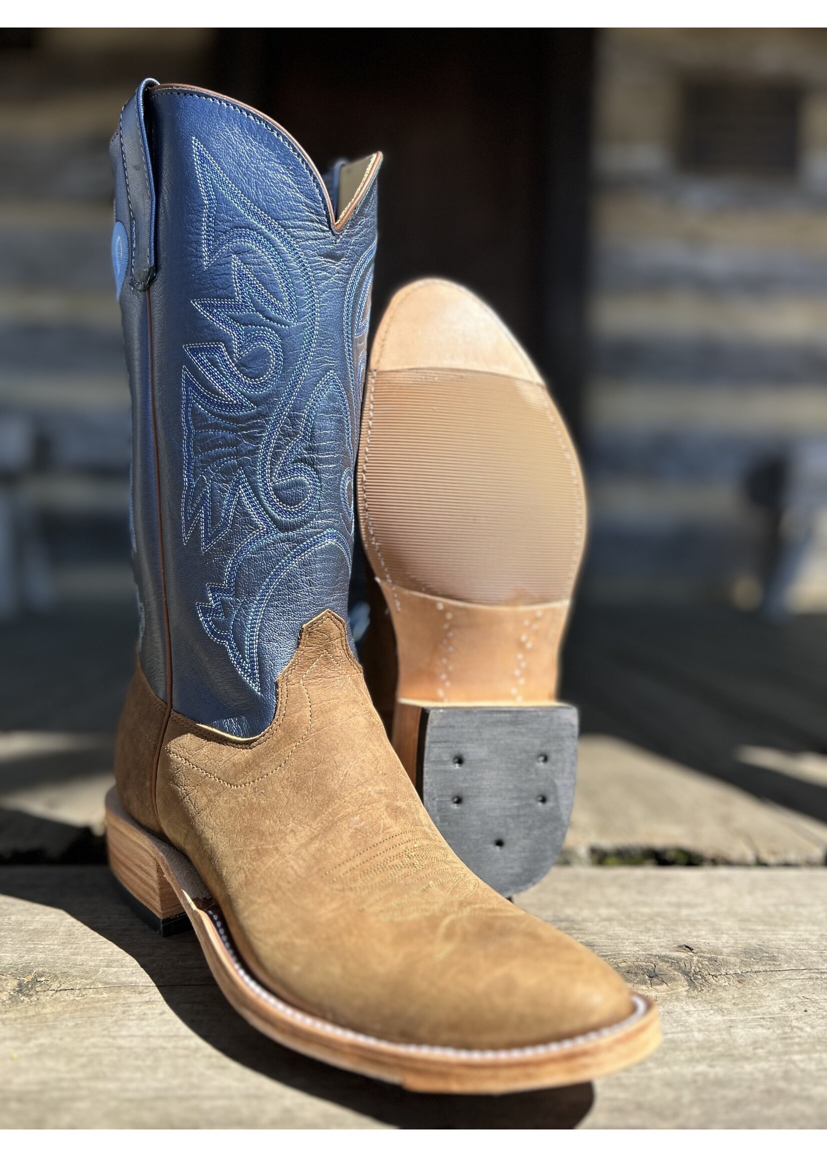 Olathe Olathe 257705 Natural Brahma Bison Boot