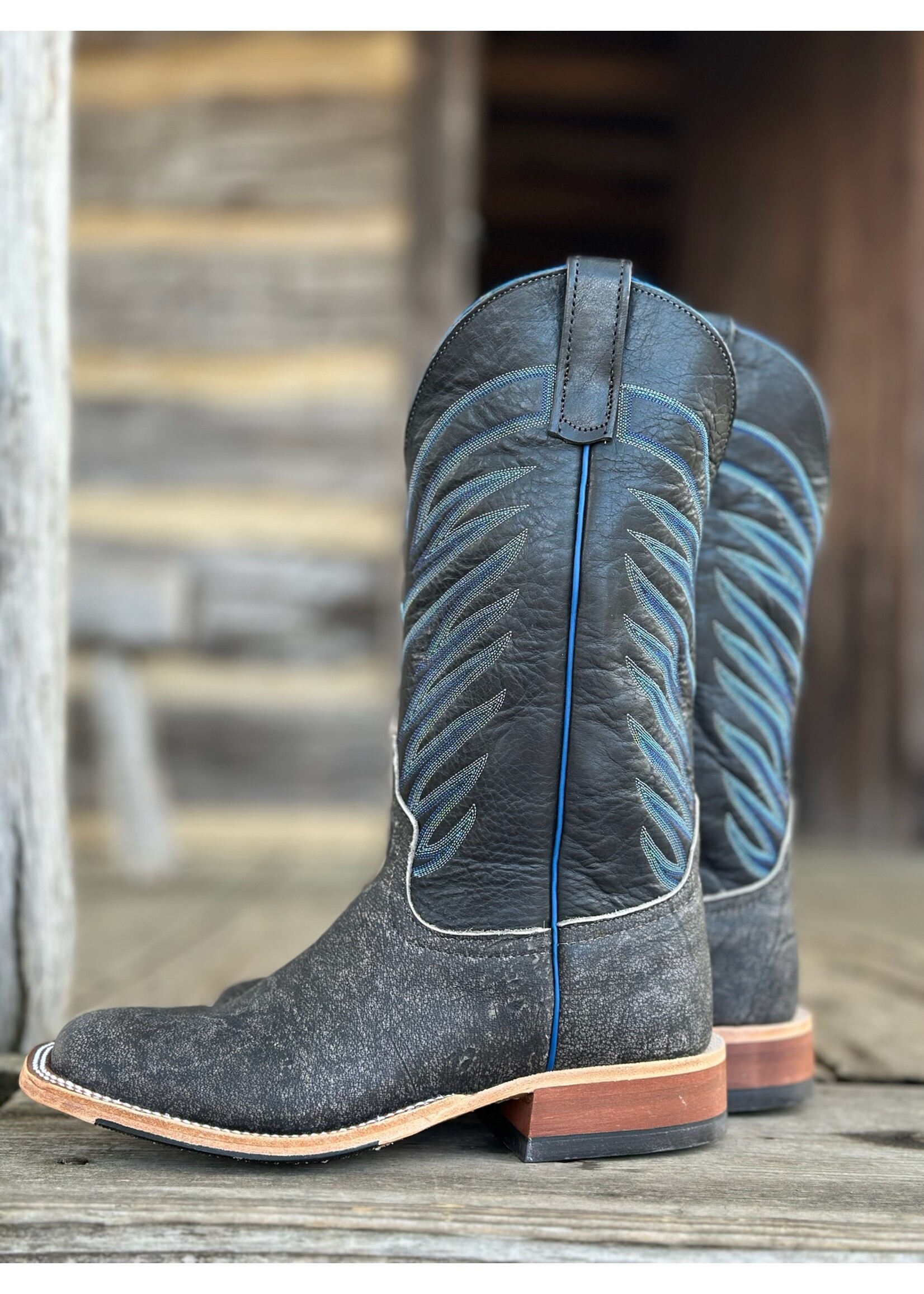 Anderson Bean Anderson Bean No. 338791 Cape Buffalo/Bison Western Boot