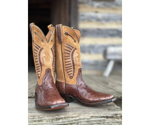 Shop Rios 120382 Ostrich Boots – Exotic Western Fit - Hewlett & Dunn