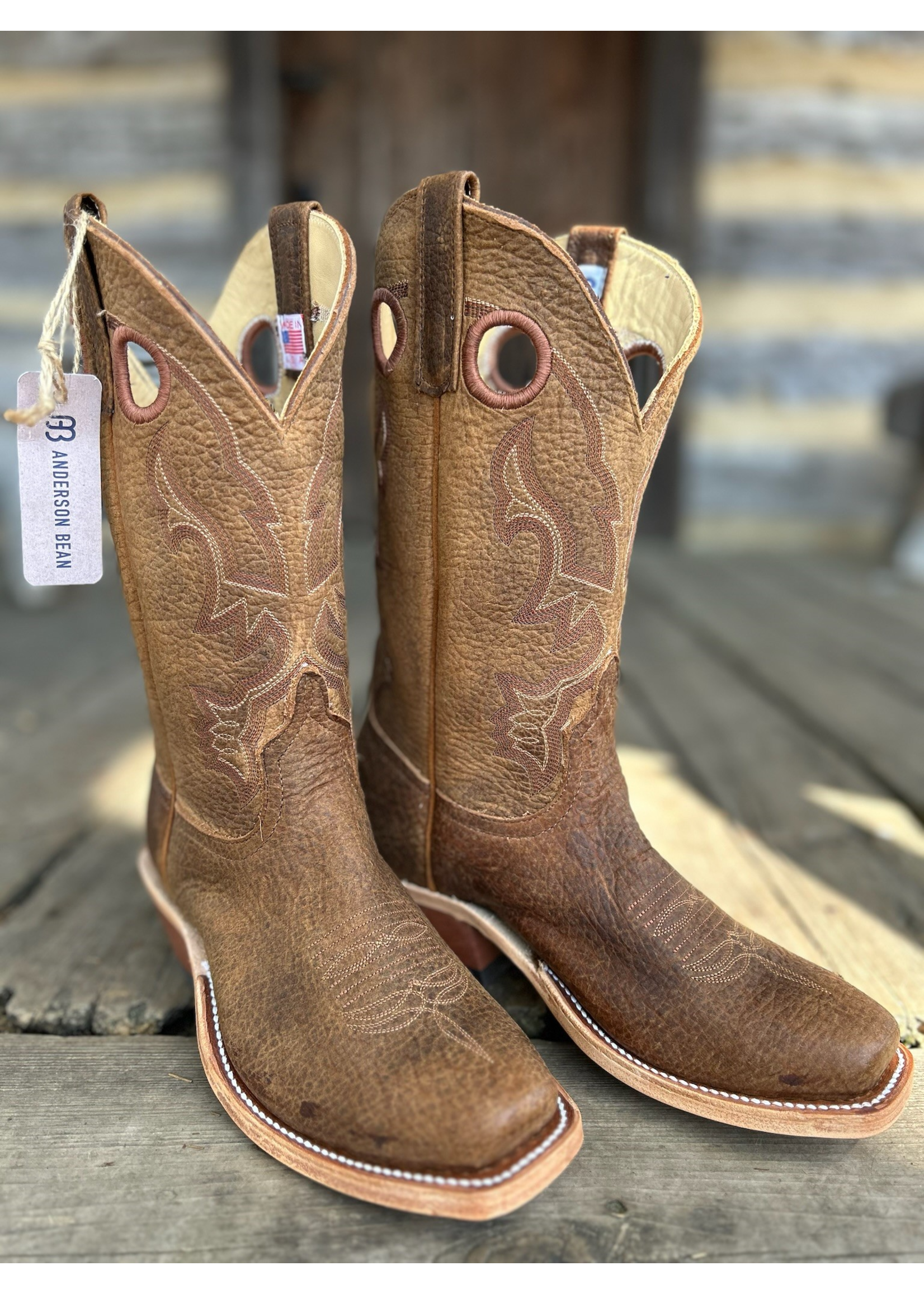 Anderson Bean Anderson Bean No. 333251 Geronimo Bison Western Boot