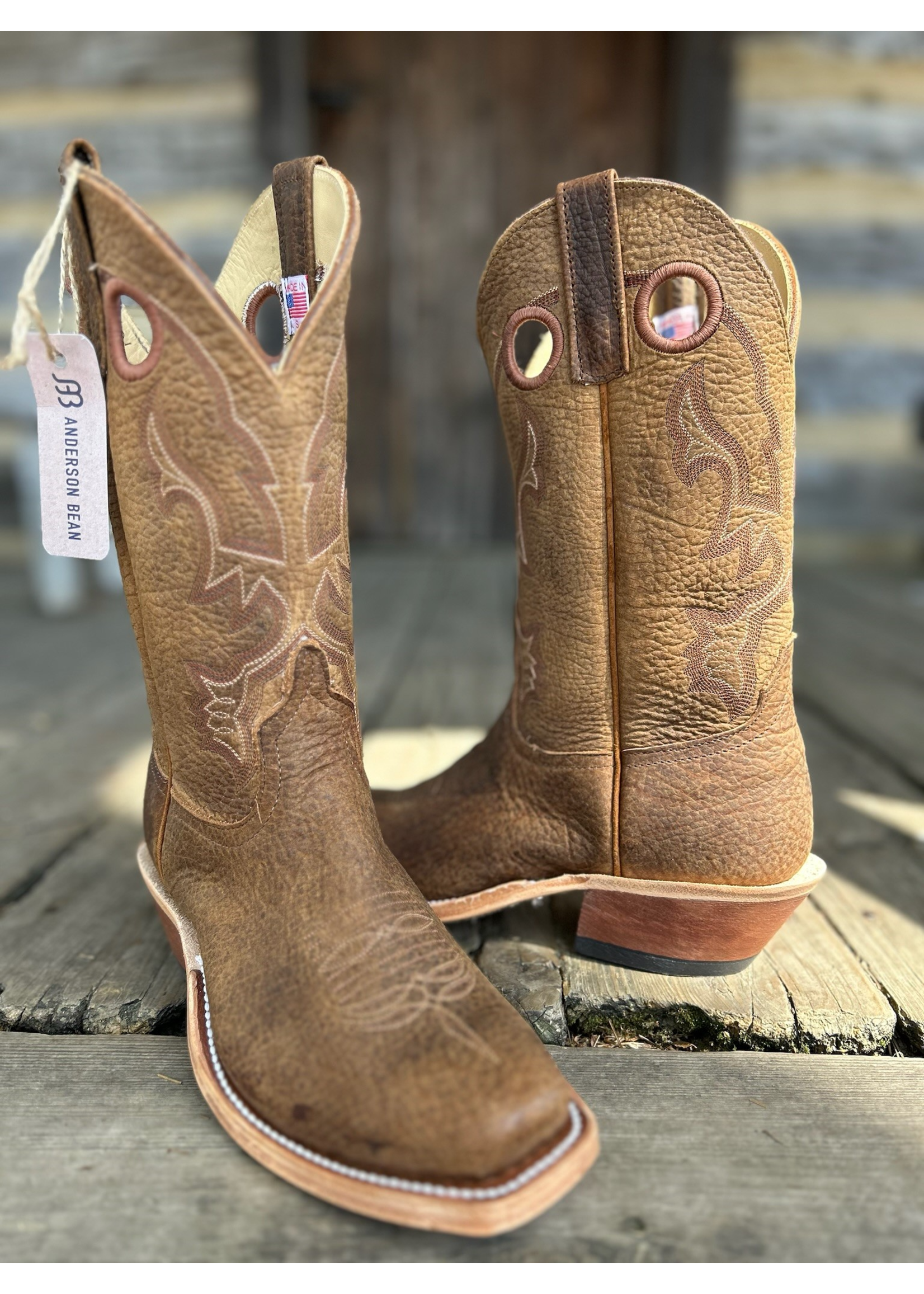Anderson Bean Anderson Bean No. 333251 Geronimo Bison Western Boot