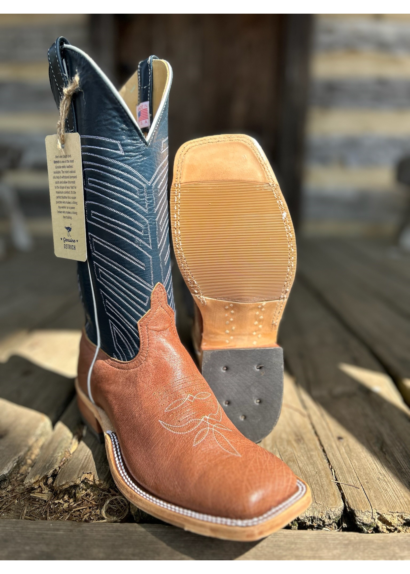 Anderson Bean Anderson Bean No. 333251 Smooth Quill Ostrich/ Kidskin Western Boot