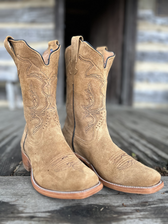 Rios Of Mercedes Tan Indian Rough Out Boots for Men - Hewlett & Dunn