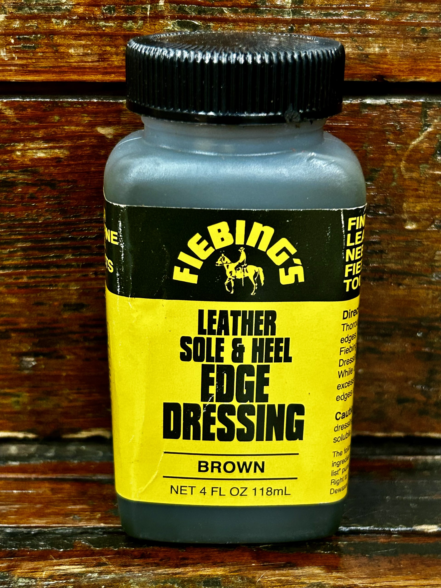 Fiebing's Leather Sole & Heel Edge Dressing - Brown 4 oz.