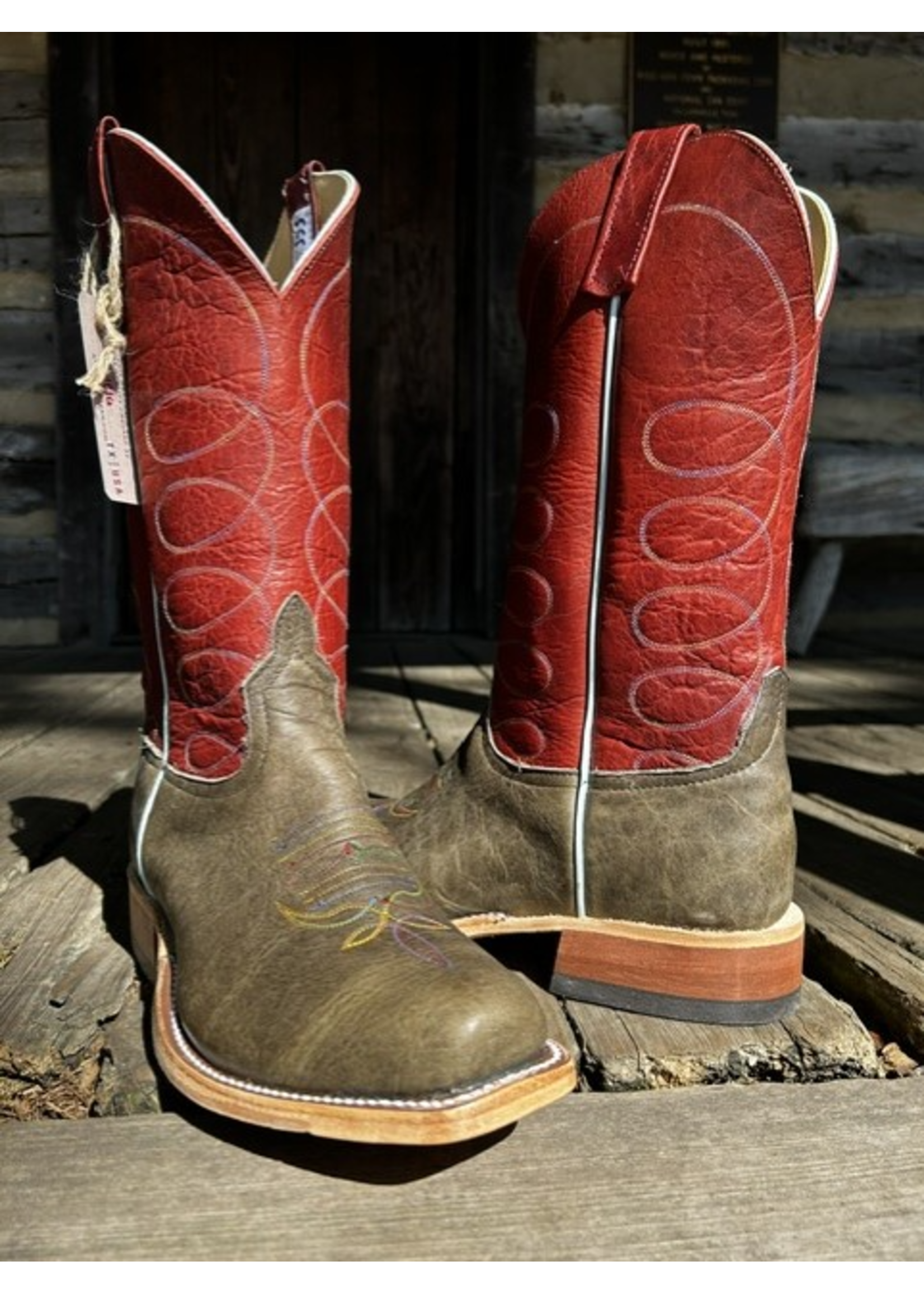 Anderson Bean Anderson Bean No. 338794 Navajo Bison Western Boot