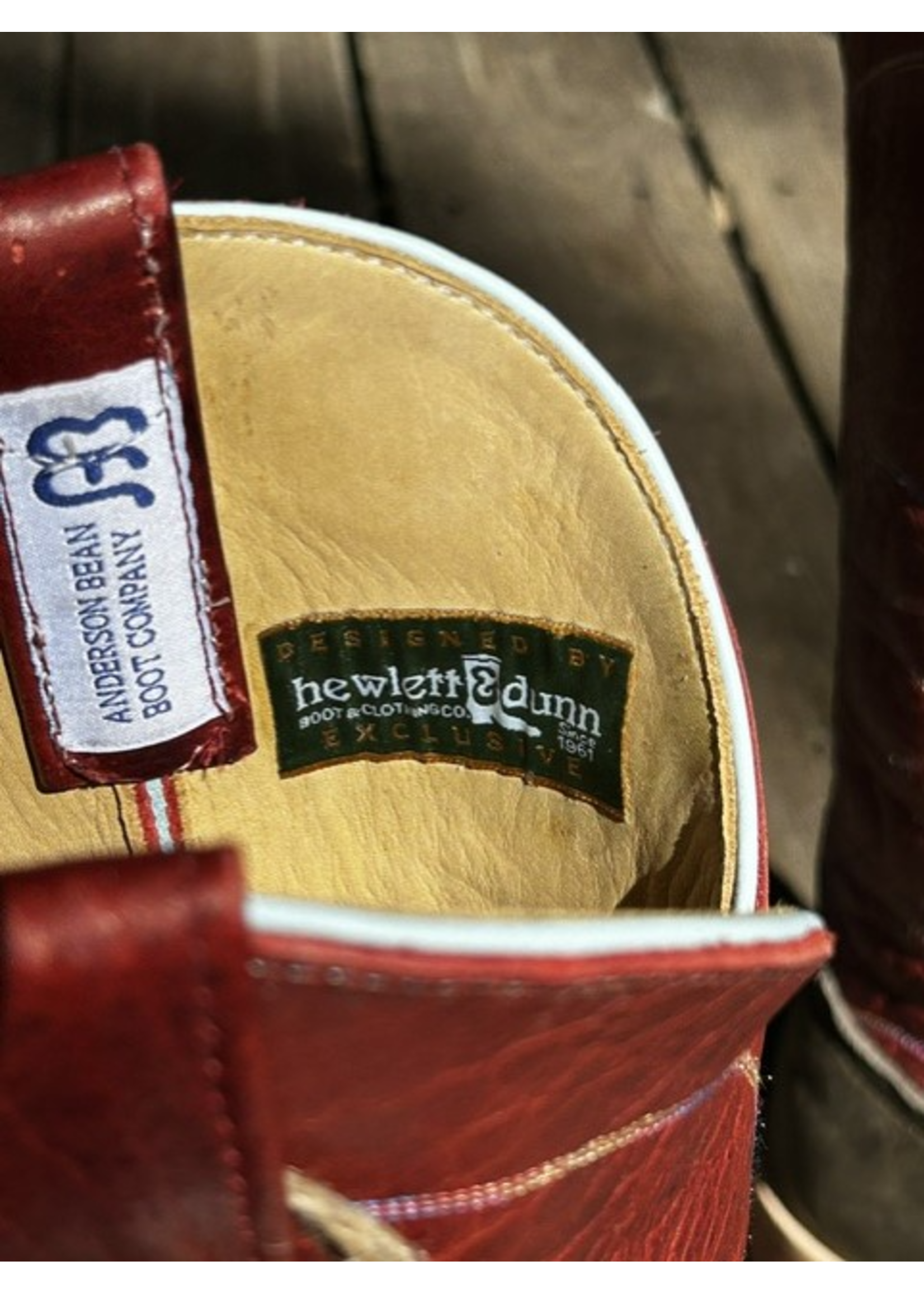 Anderson Bean Anderson Bean No. 338794 Navajo Bison Western Boot