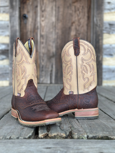 DOUBLE H DH4305 Graham Men's Boots - Briar Bison Leather - Hewlett