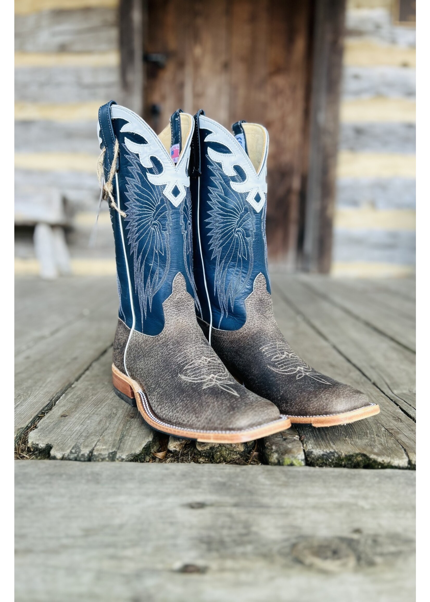 Anderson Bean Anderson Bean No. 340036 Charcoal Boar Western Boot