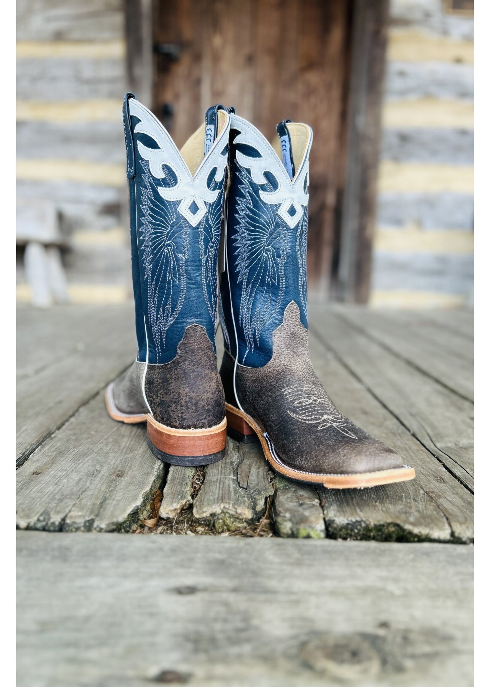 Anderson Bean Anderson Bean No. 340036 Charcoal Boar Western Boot
