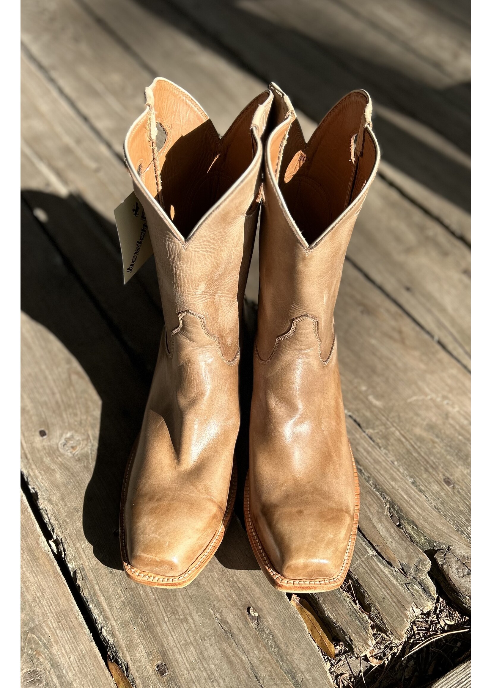 HEWLETT & DUNN HD490 Tan Burnished Calf - Hewlett & Dunn
