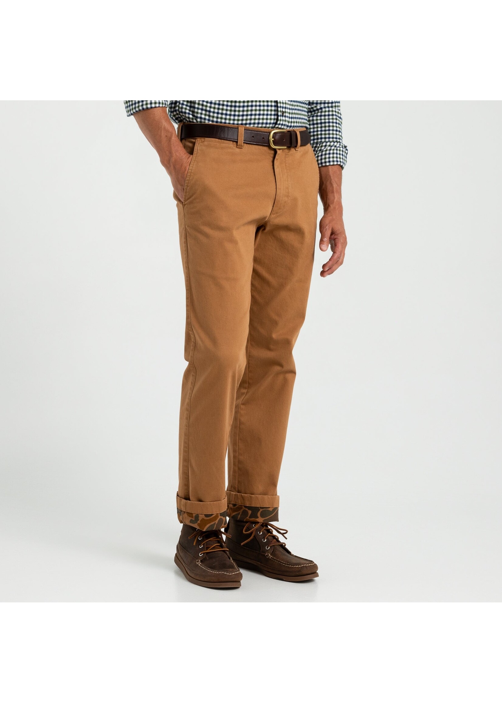 Duck Head Duck Head D91031 Classic Fit Brushed Back Gold School Chino