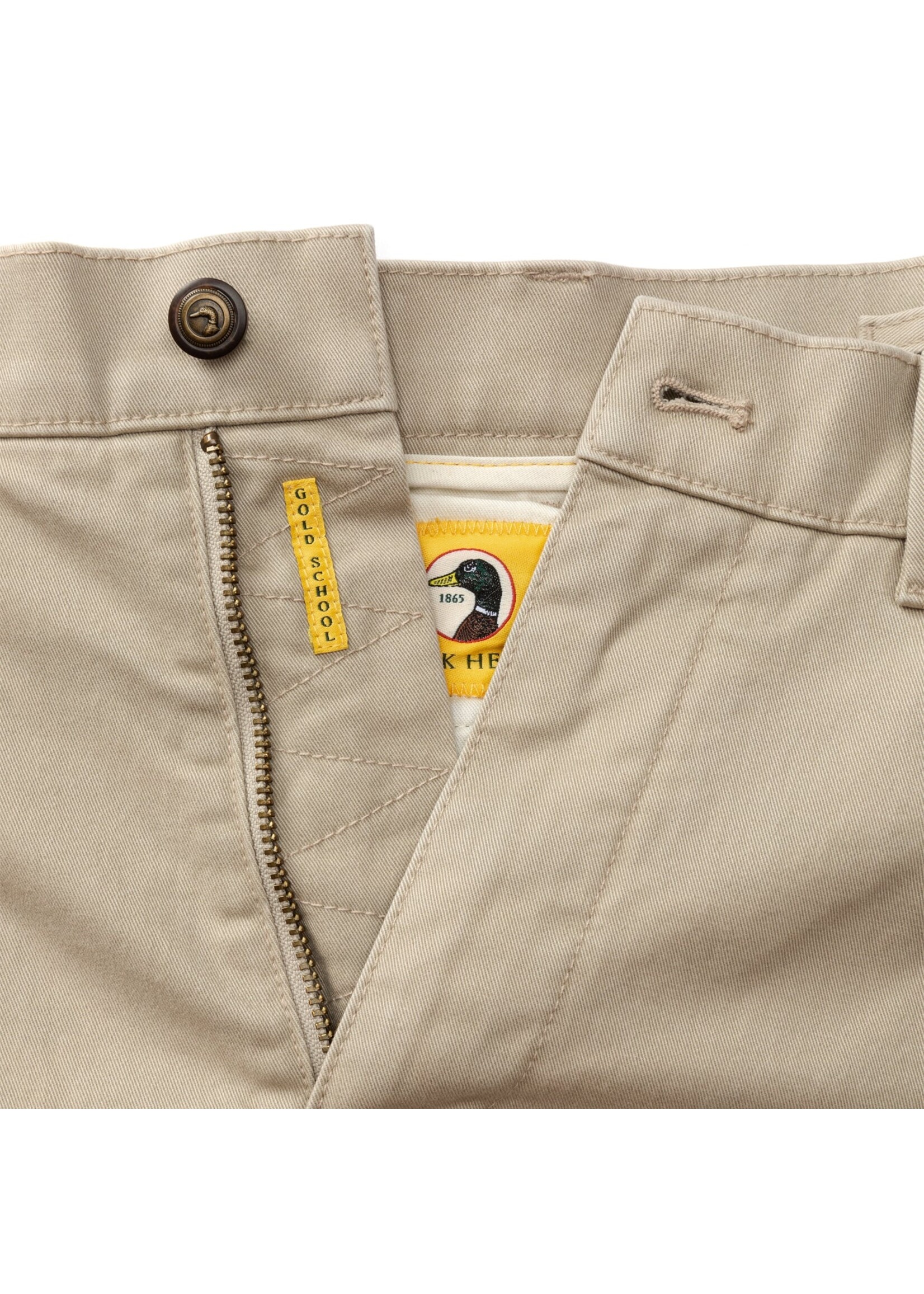 Duck Head Duck Head D91031 Classic Fit Brushed Back Gold School Chino