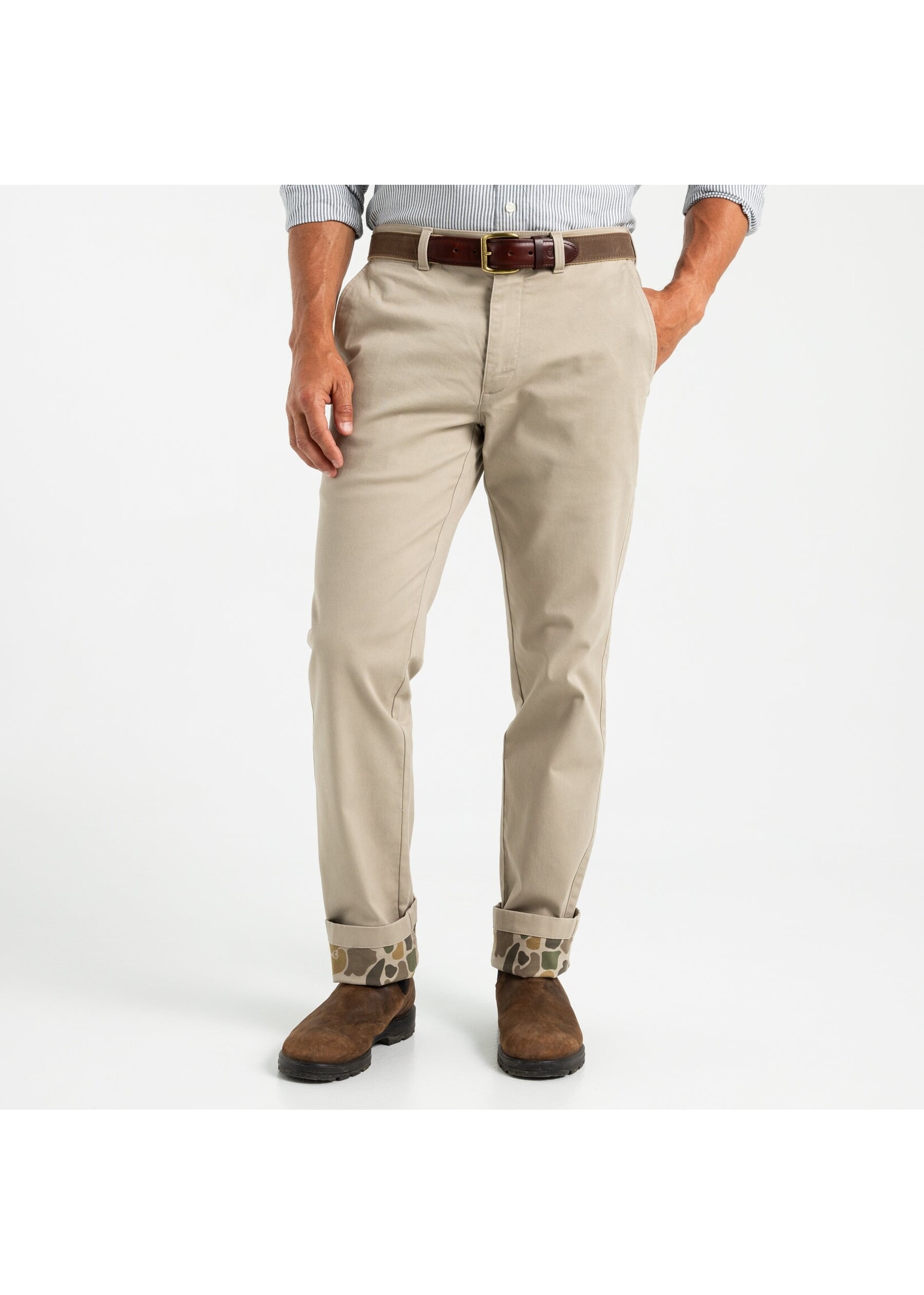 Duck Head Duck Head D91031 Classic Fit Brushed Back Gold School Chino