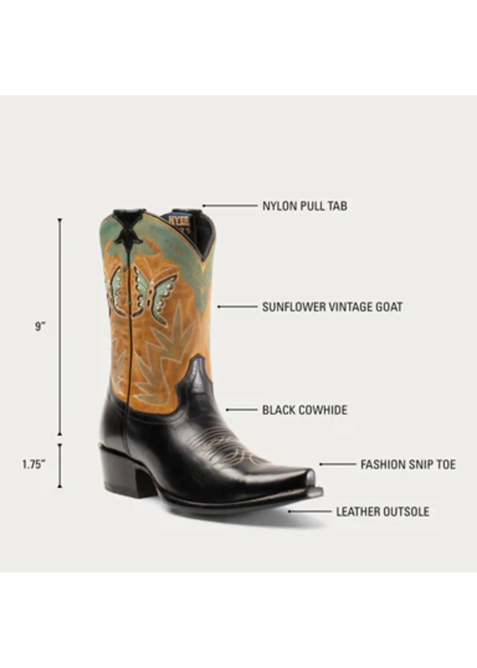 Hyer Hyer Womens Nanette Murdock Cowhide HW56023 Boot