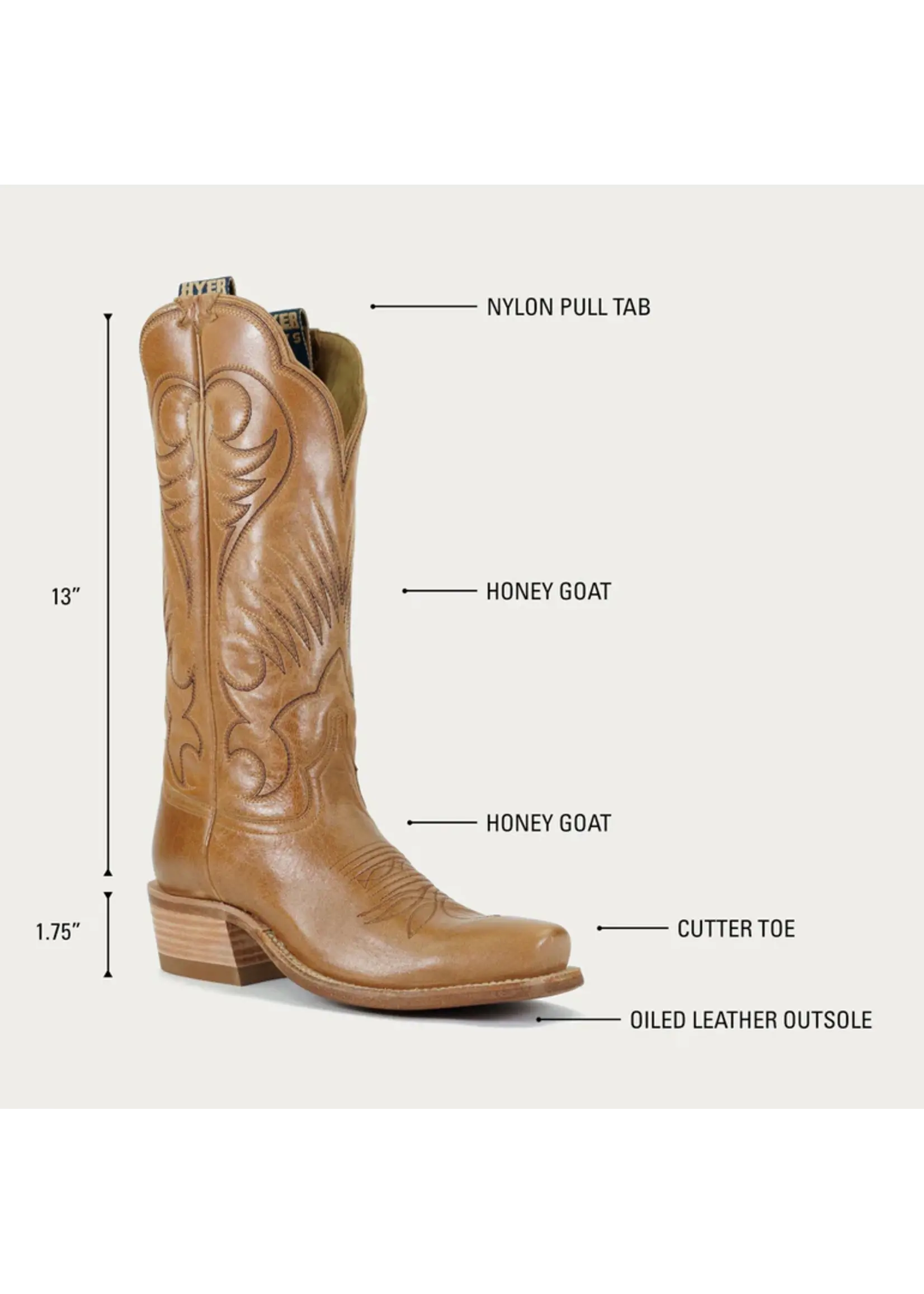 Hyer Hyer Womens Leawood Boot