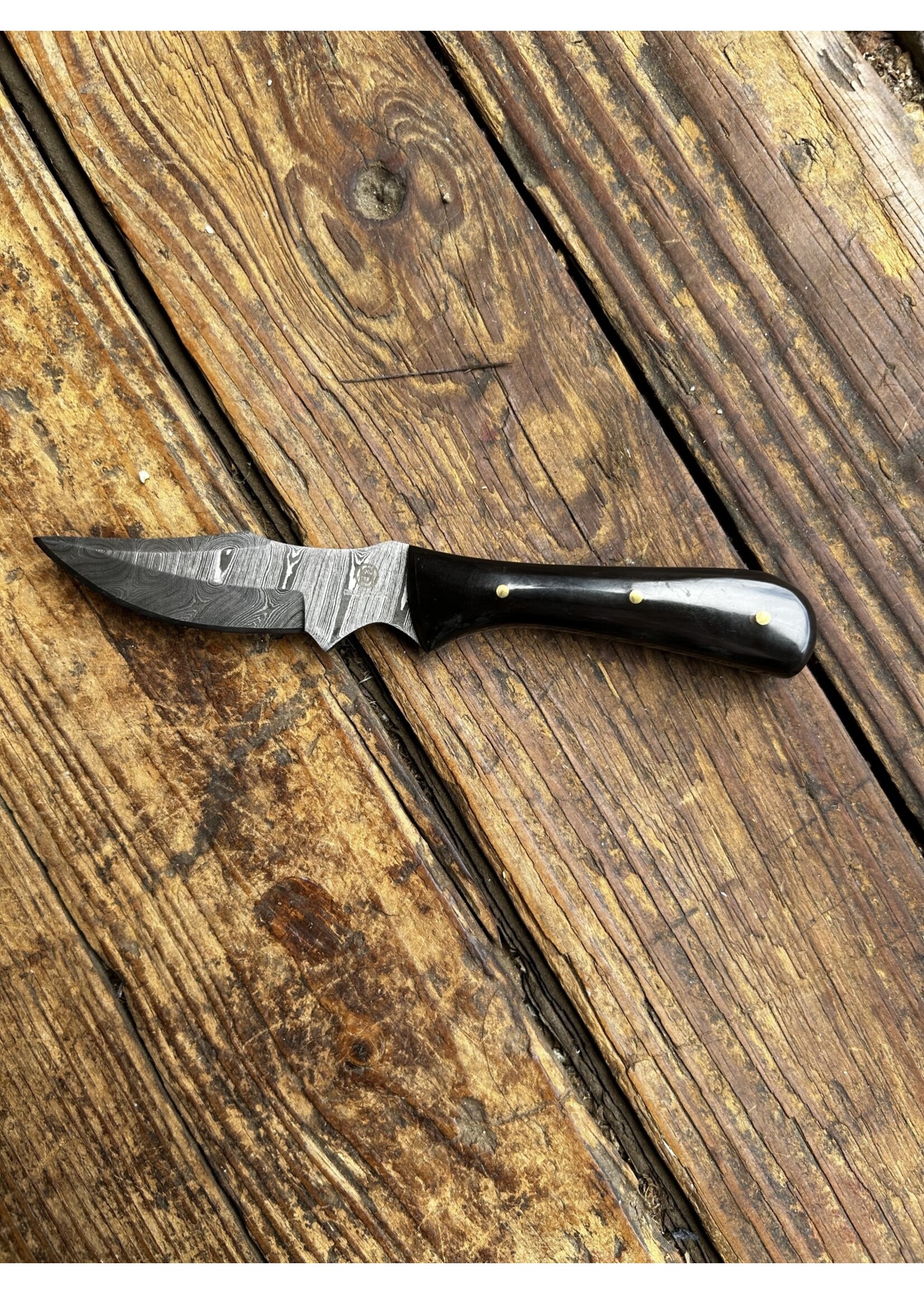 Circle SH Cutlery Circle SH Cutlery CSH-BH Damascus Knife Bull Horn