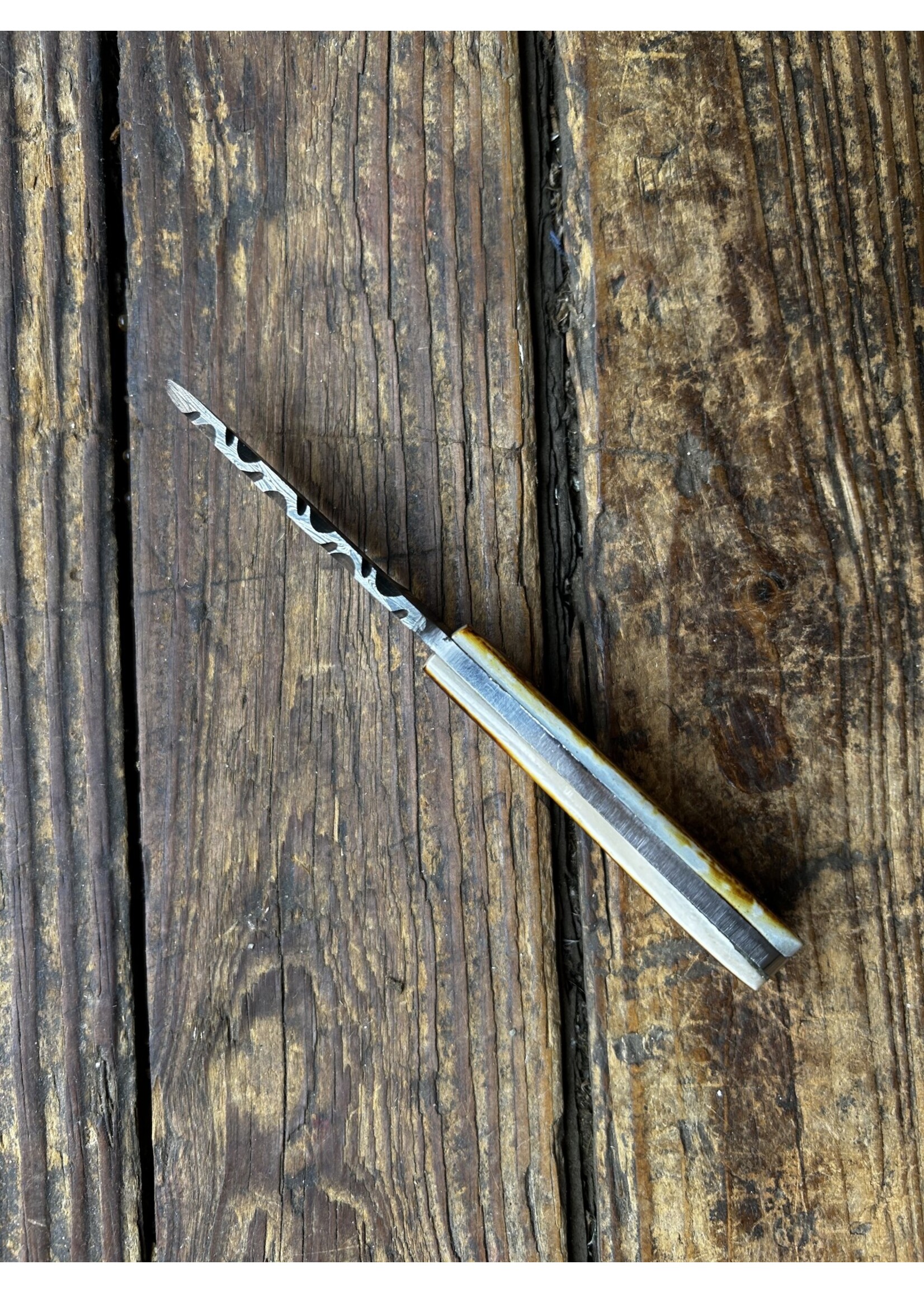 Circle SH Cutlery Circle SH Cutlery TXBBD Burnt Bone Handle Knife