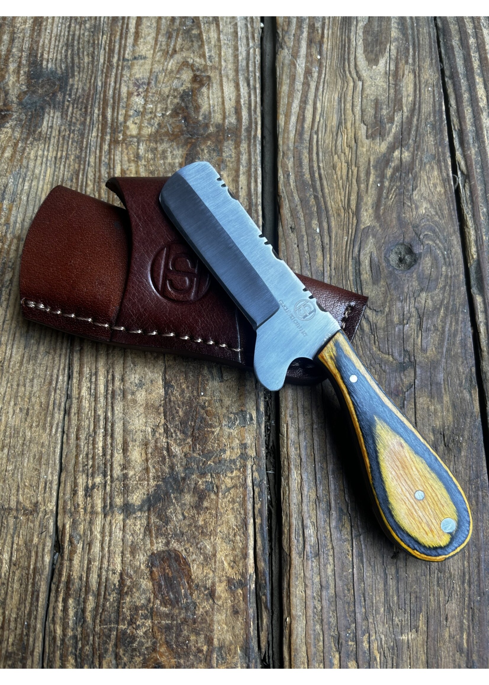 Circle SH Cutlery Circle SH Cutlery CSH-GH3 Wood Handle Steering Knife