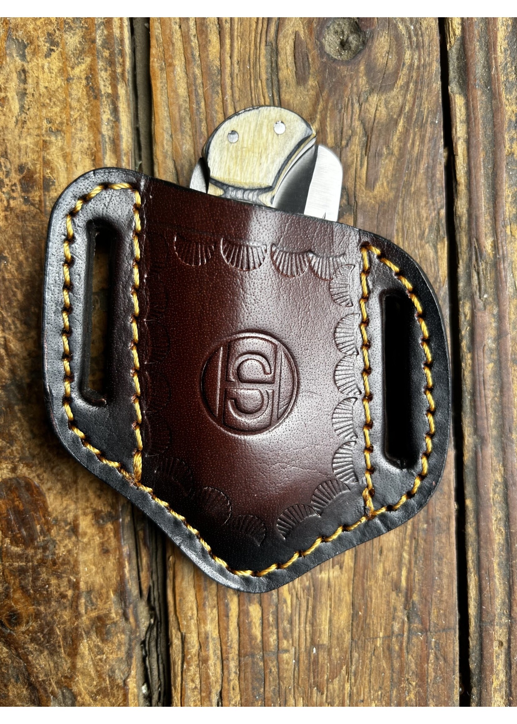 Circle SH Cutlery Circle SH Cutlery CSH31 Wood Handle Folding Steering Knife