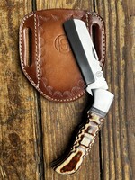 Circle SH Cutlery Circle SH Cutlery CSH-GHFC2 Wood Handle Steering Folding Knife