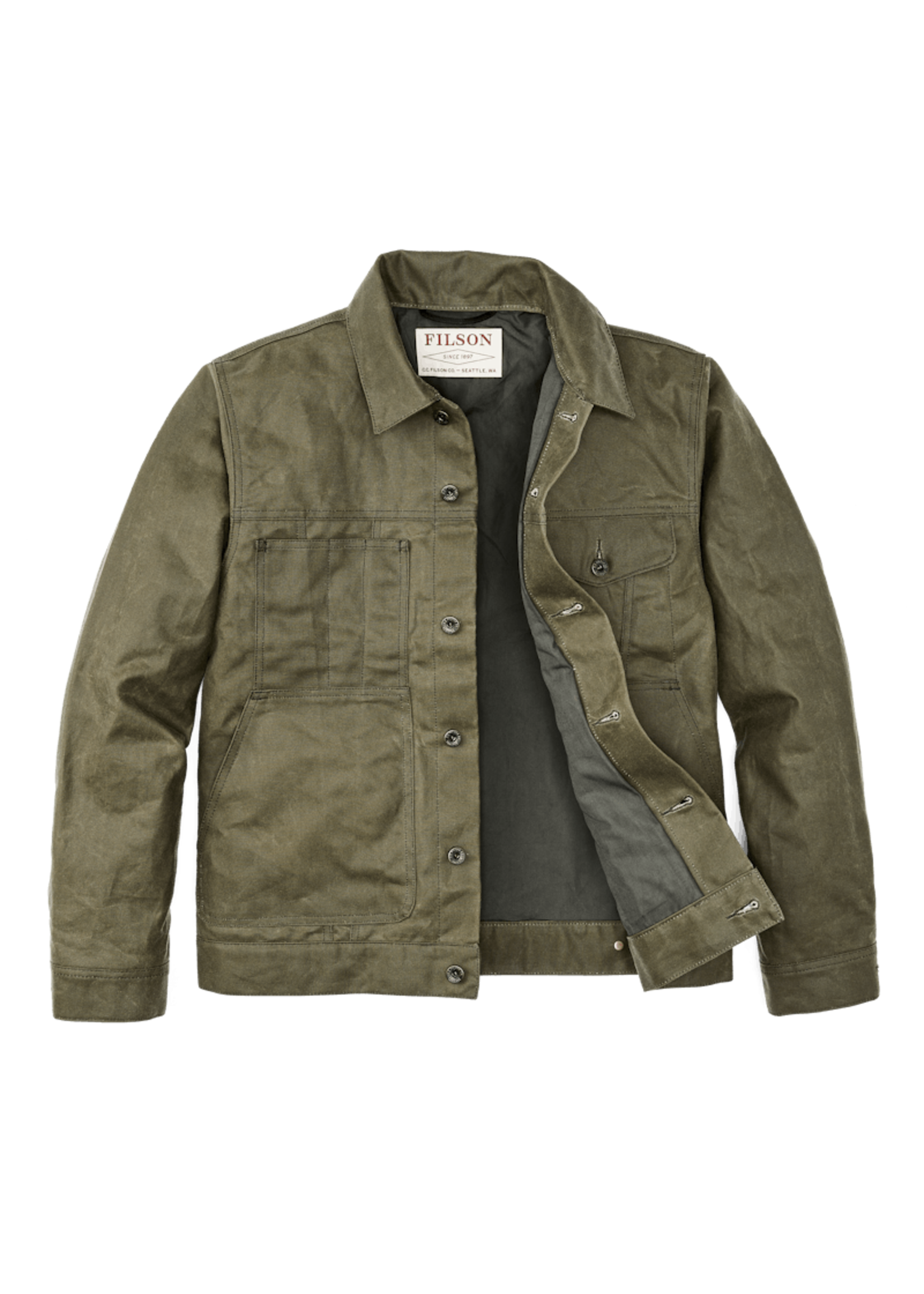 Filson Tin Cloth Short Lined Cruiser Jacket 20232828 Filson Tin Cloth Short Lined Cruiser Jacket 20232828