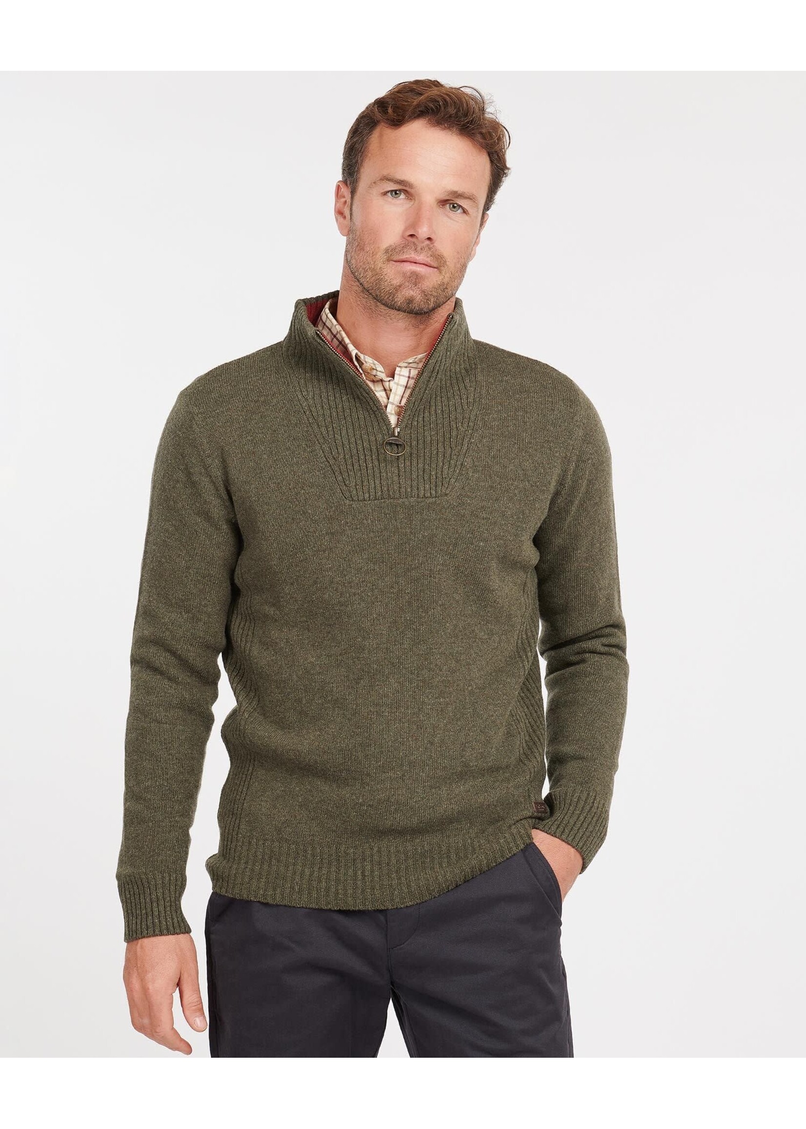 Barbour essential half zip discount