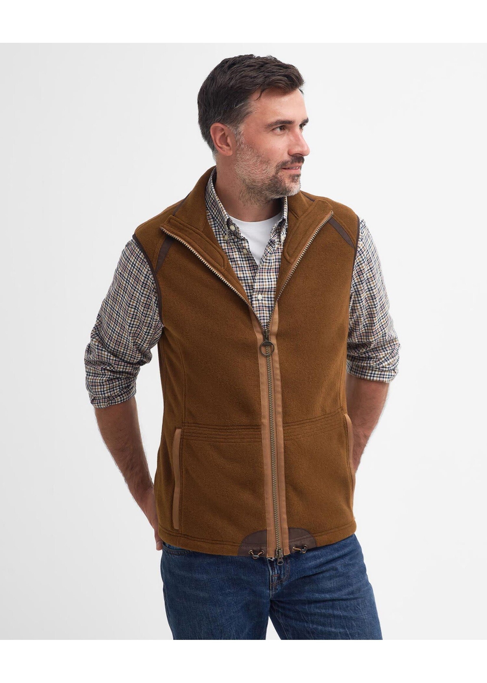 Barbour Barbour Langdale Rust Brown Fleece Gilet