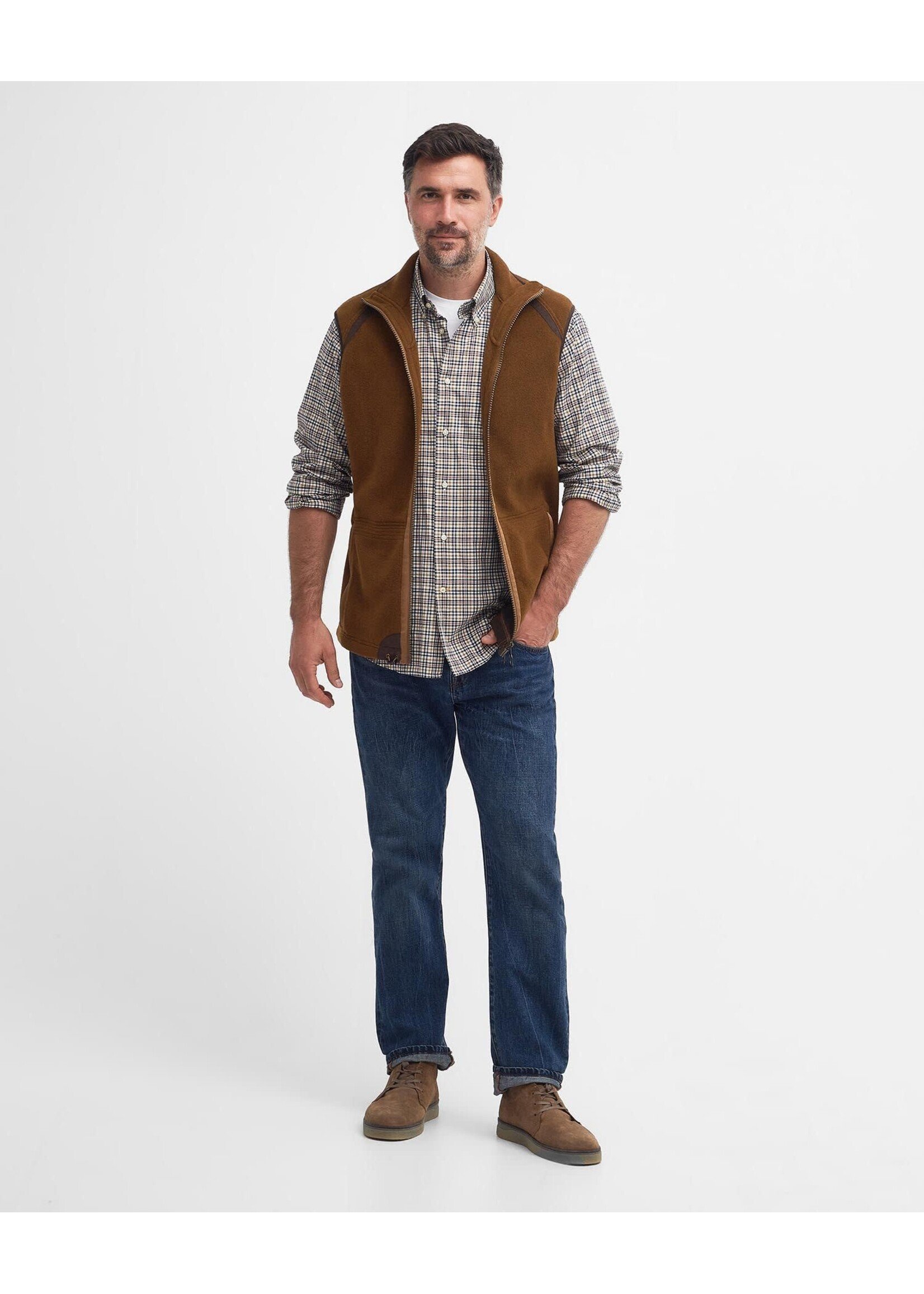 Barbour Barbour Langdale Rust Brown Fleece Gilet