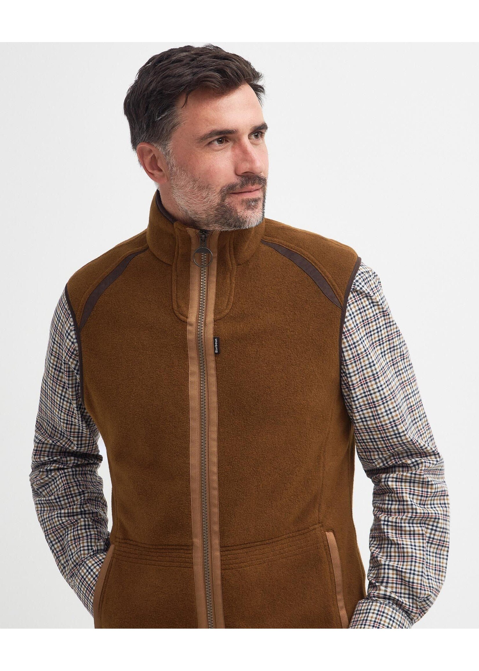 Barbour Barbour Langdale Rust Brown Fleece Gilet