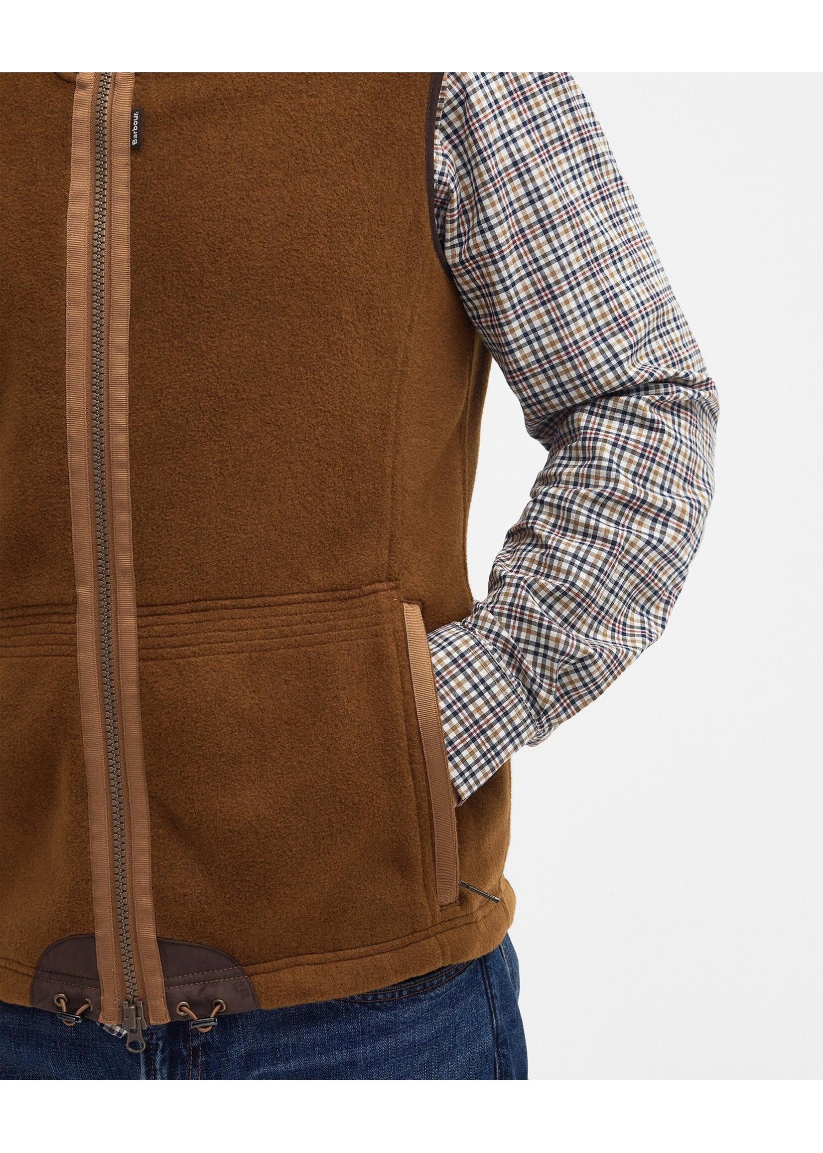 Barbour Barbour Langdale Rust Brown Fleece Gilet