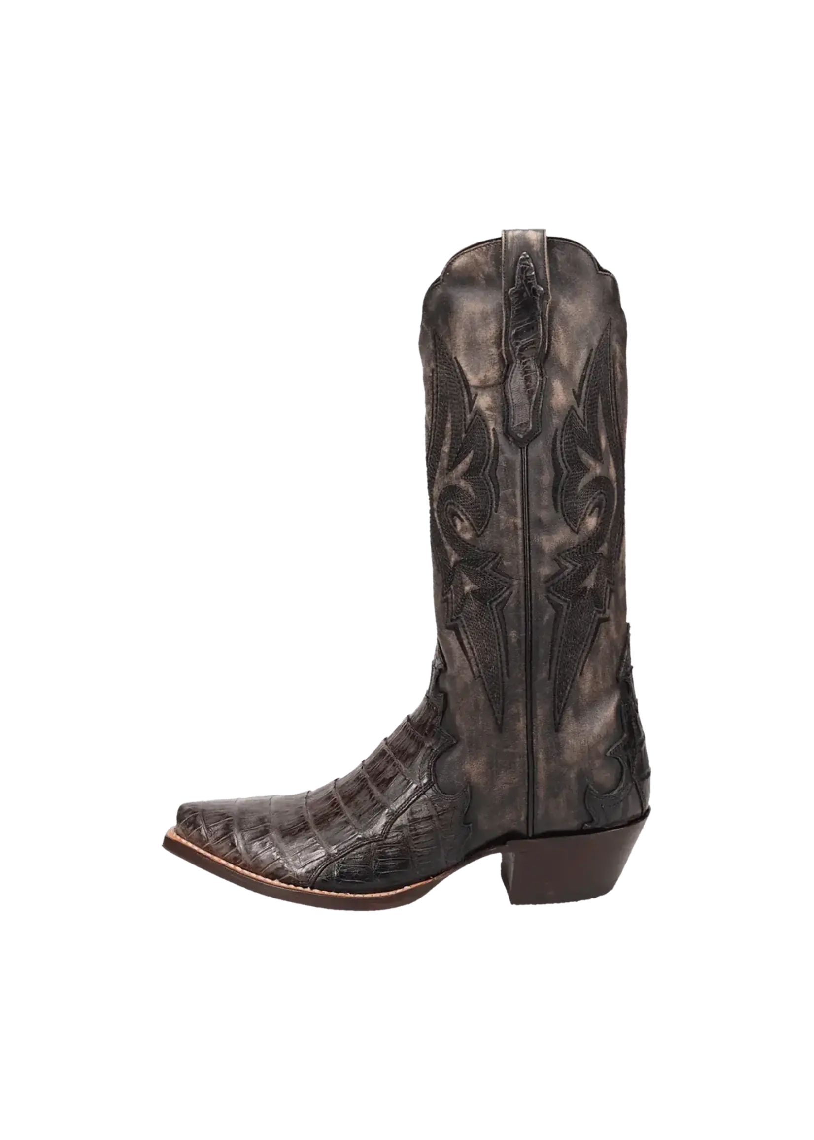 Dan Post Dan Post DP3060 Berkeley Black Caiman Snip Toe Boot