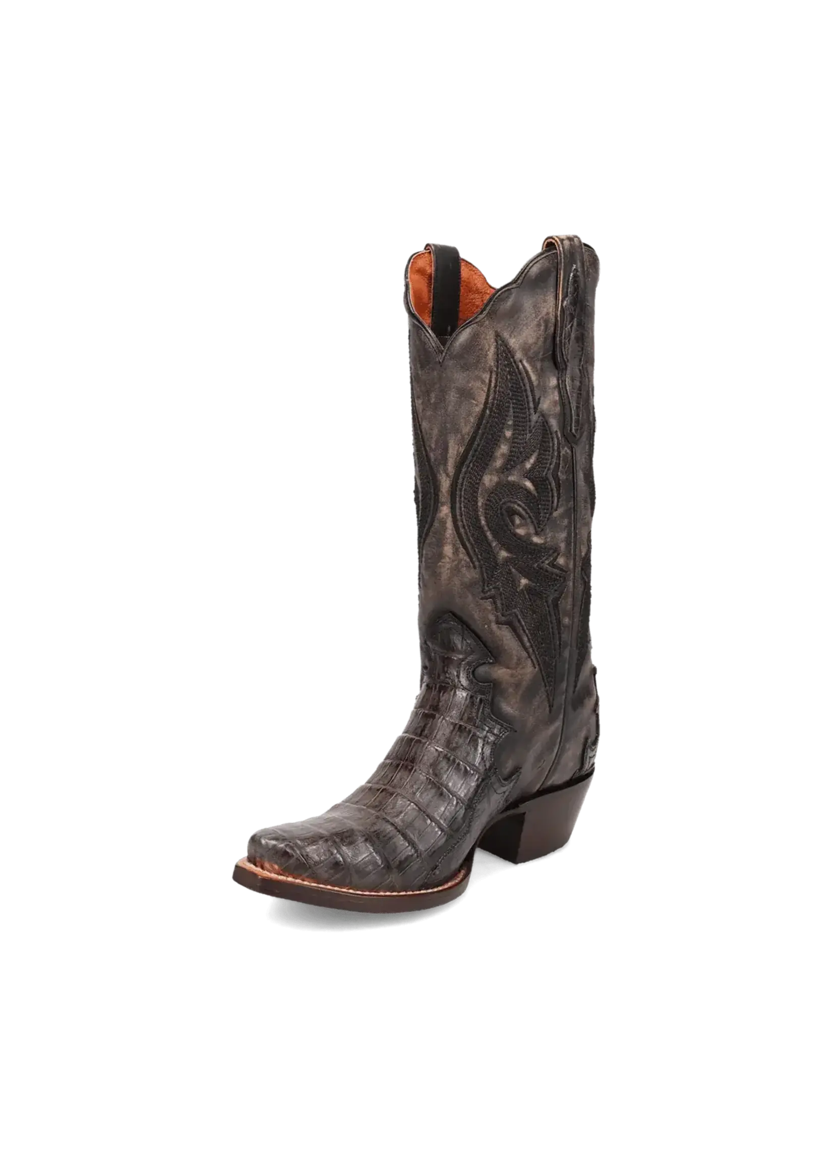 Dan Post Dan Post DP3060 Berkeley Black Caiman Snip Toe Boot