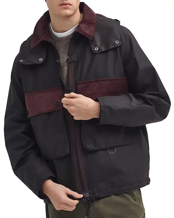 Barbour Re-Engineered Spey Wax Jacket - Hewlett & Dunn Barbour Re-Engineered Spey Wax Jacket - Hewlett & Dunn