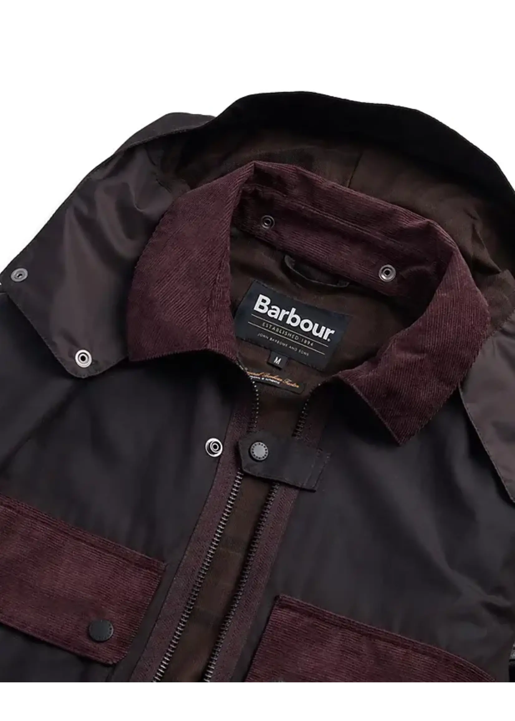Barbour Re-Engineered Spey Wax Jacket - Hewlett & Dunn Barbour Re-Engineered Spey Wax Jacket - Hewlett & Dunn