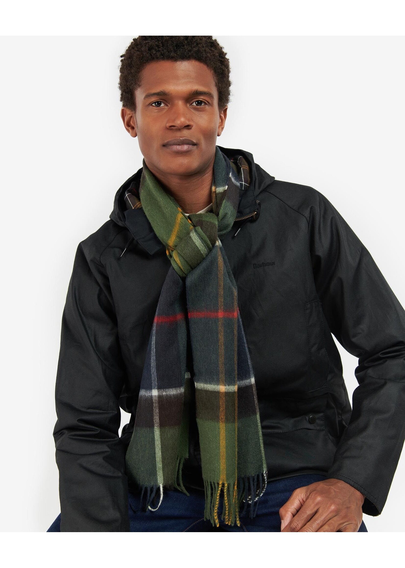 Barbour Barbour Lambswool and Cashmere Tartan Scarf