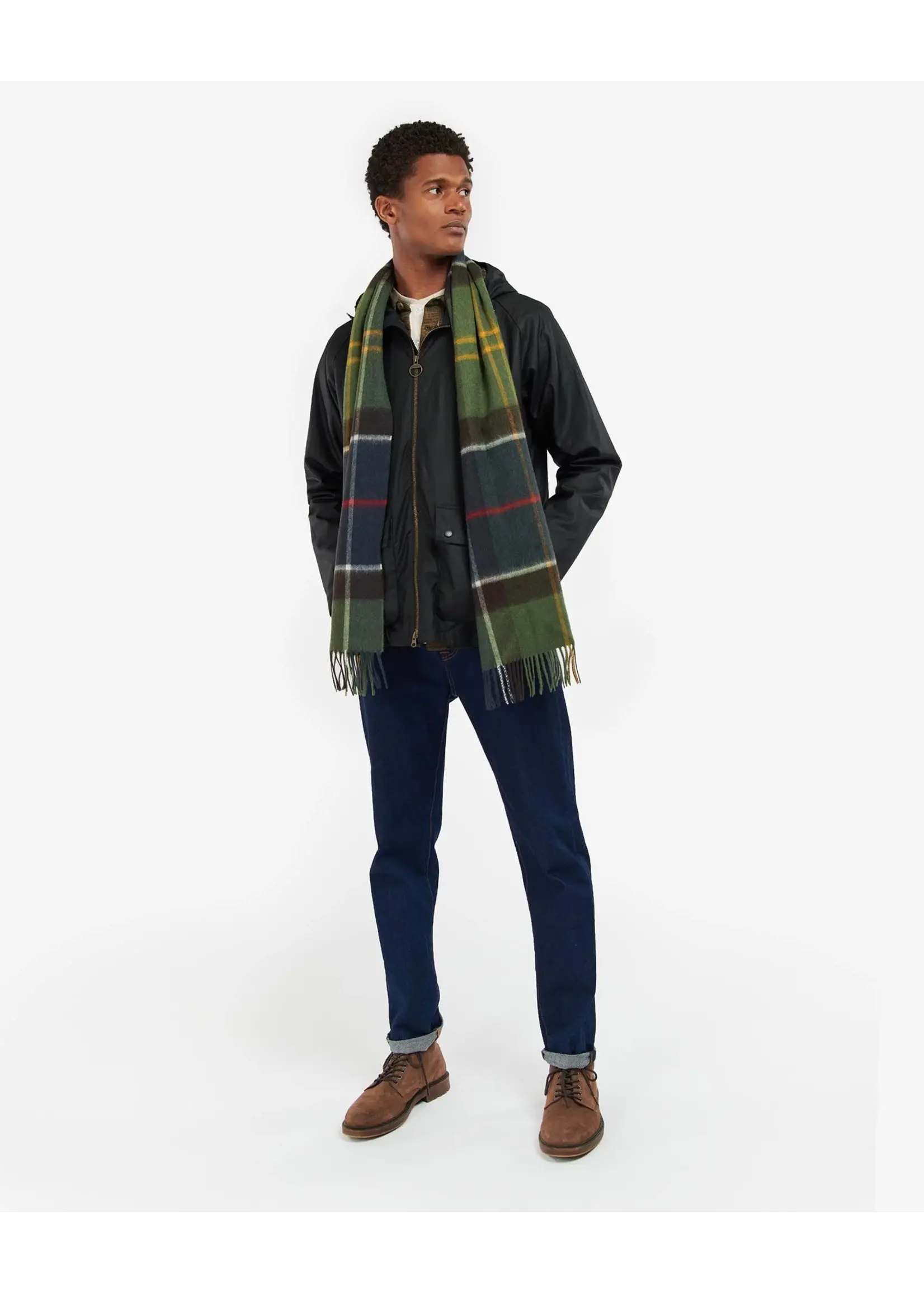 Barbour Barbour Lambswool and Cashmere Tartan Scarf