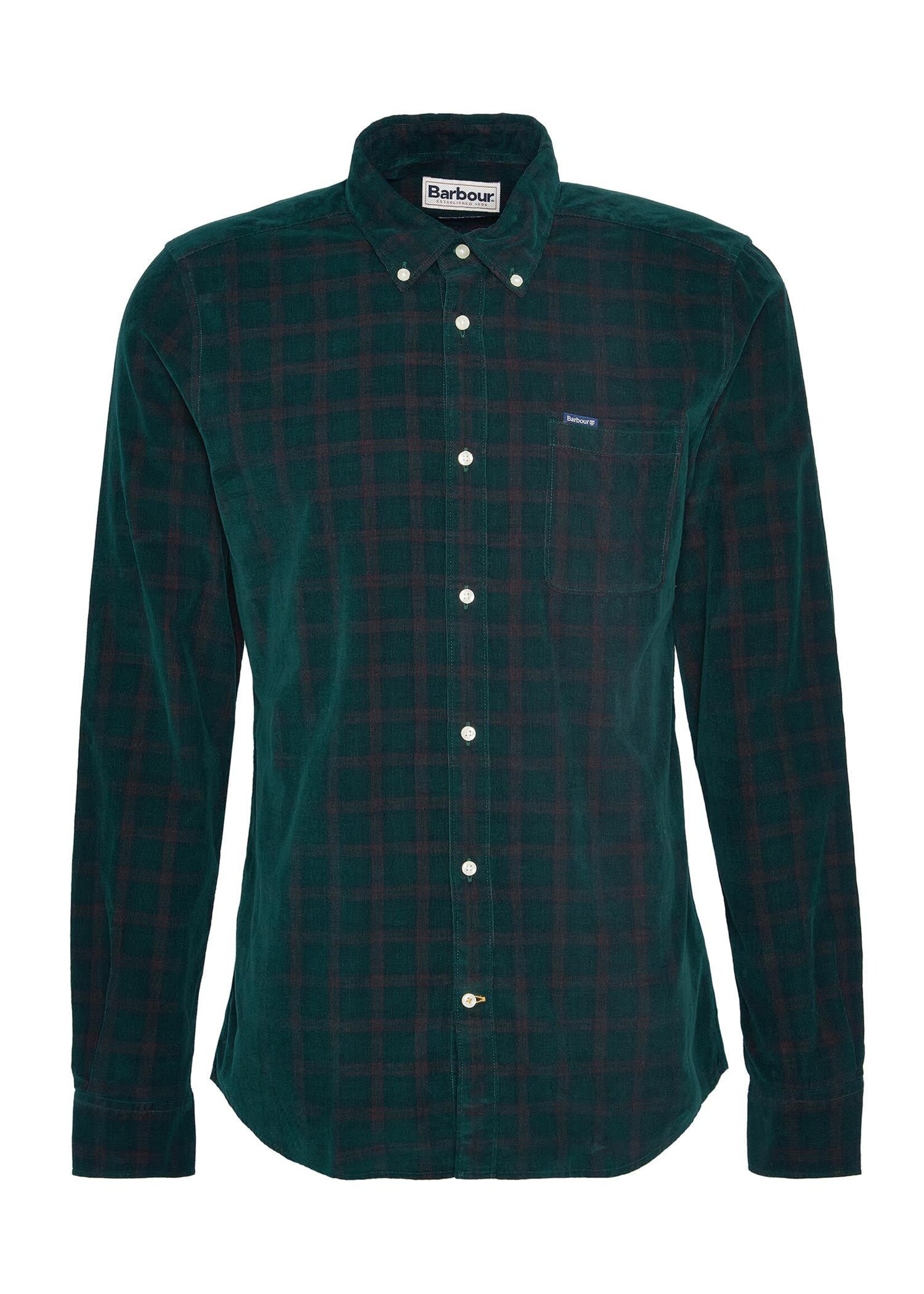 Barbour Barbour Harthill Tailored Checked Cord Shirt
