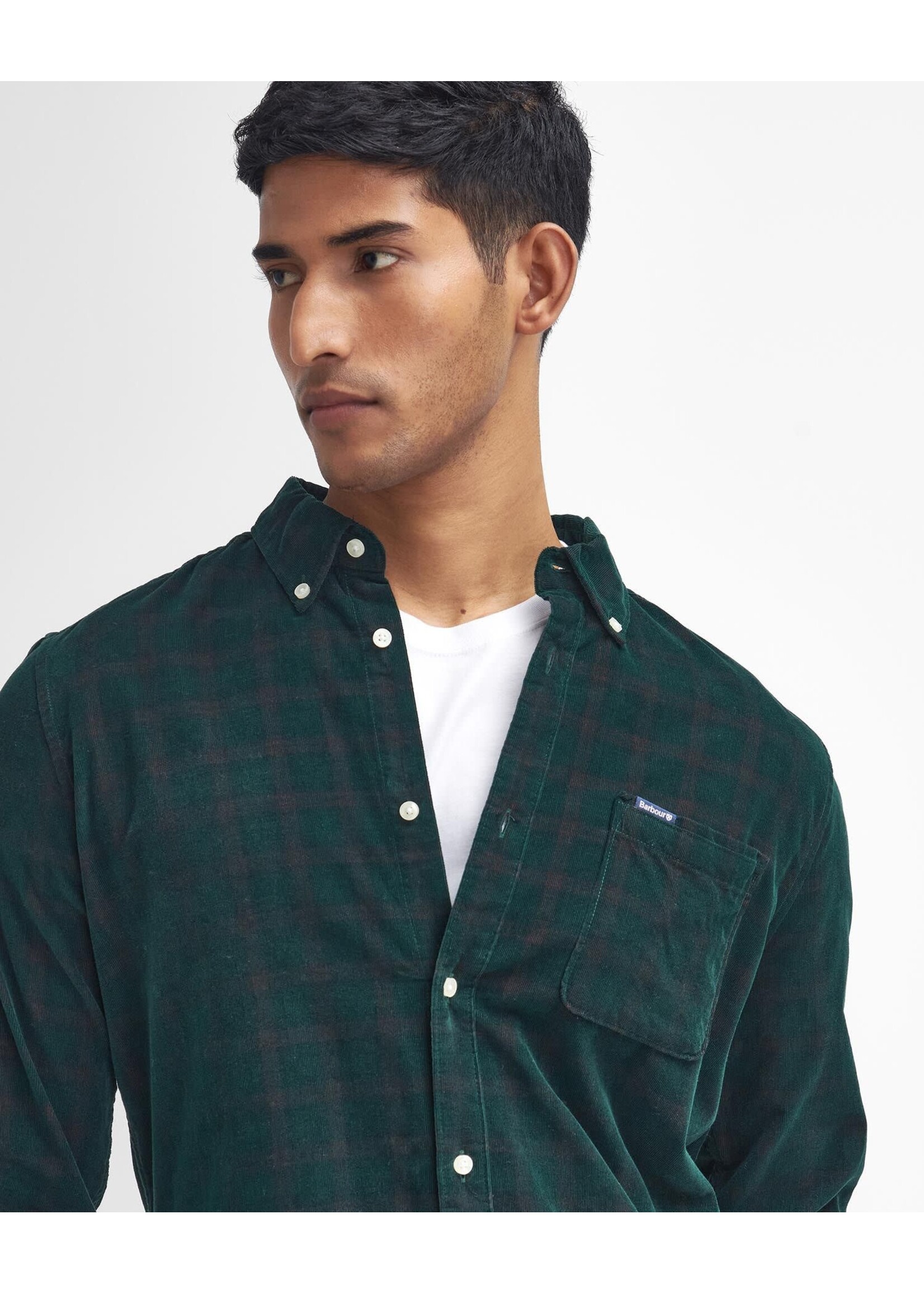 Barbour Barbour Harthill Tailored Checked Cord Shirt