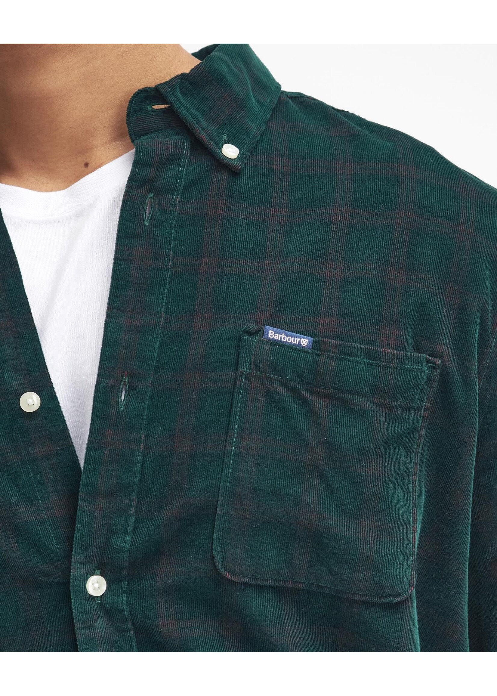 Barbour Barbour Harthill Tailored Checked Cord Shirt