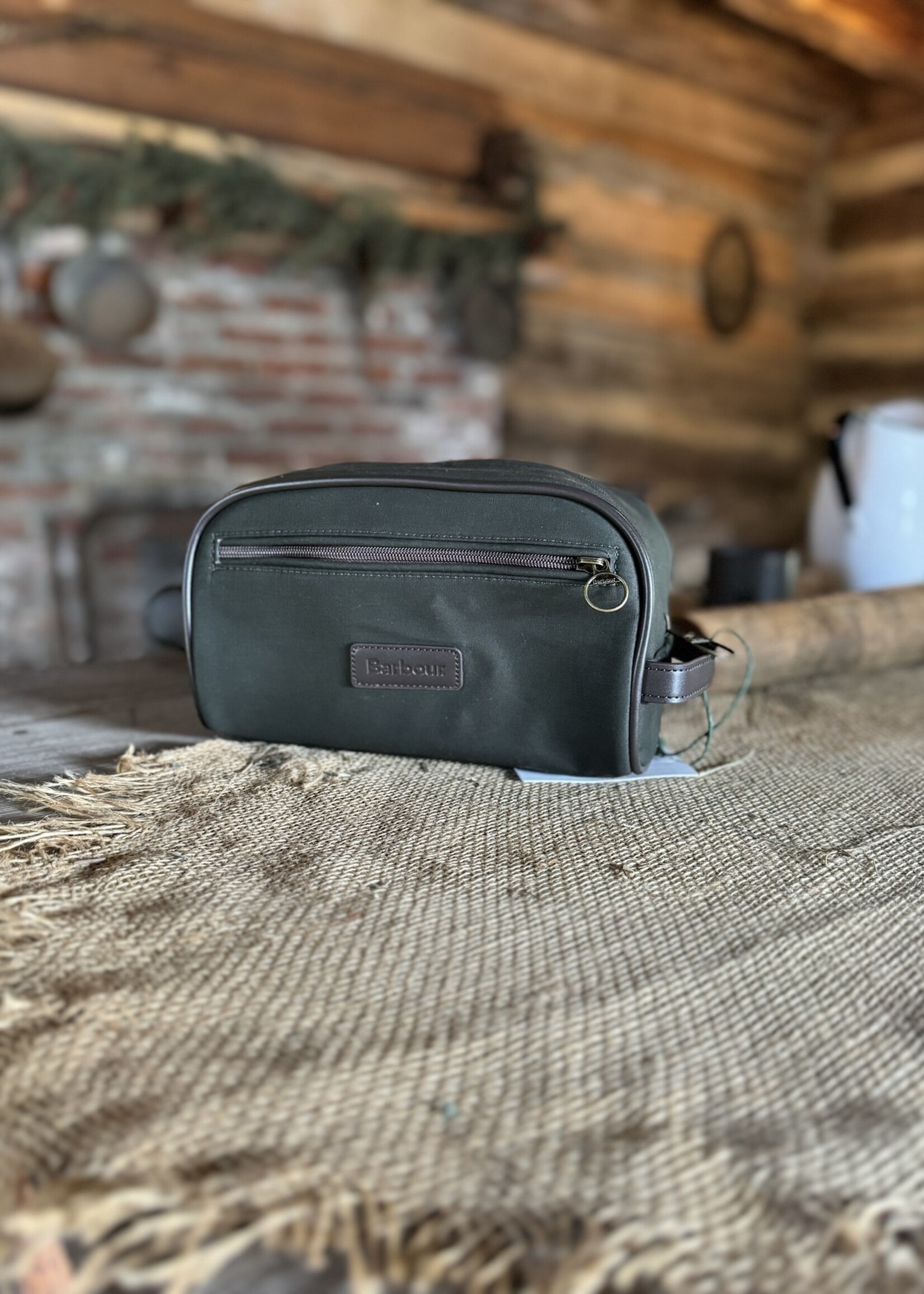 Barbour Barbour Wax Washbag