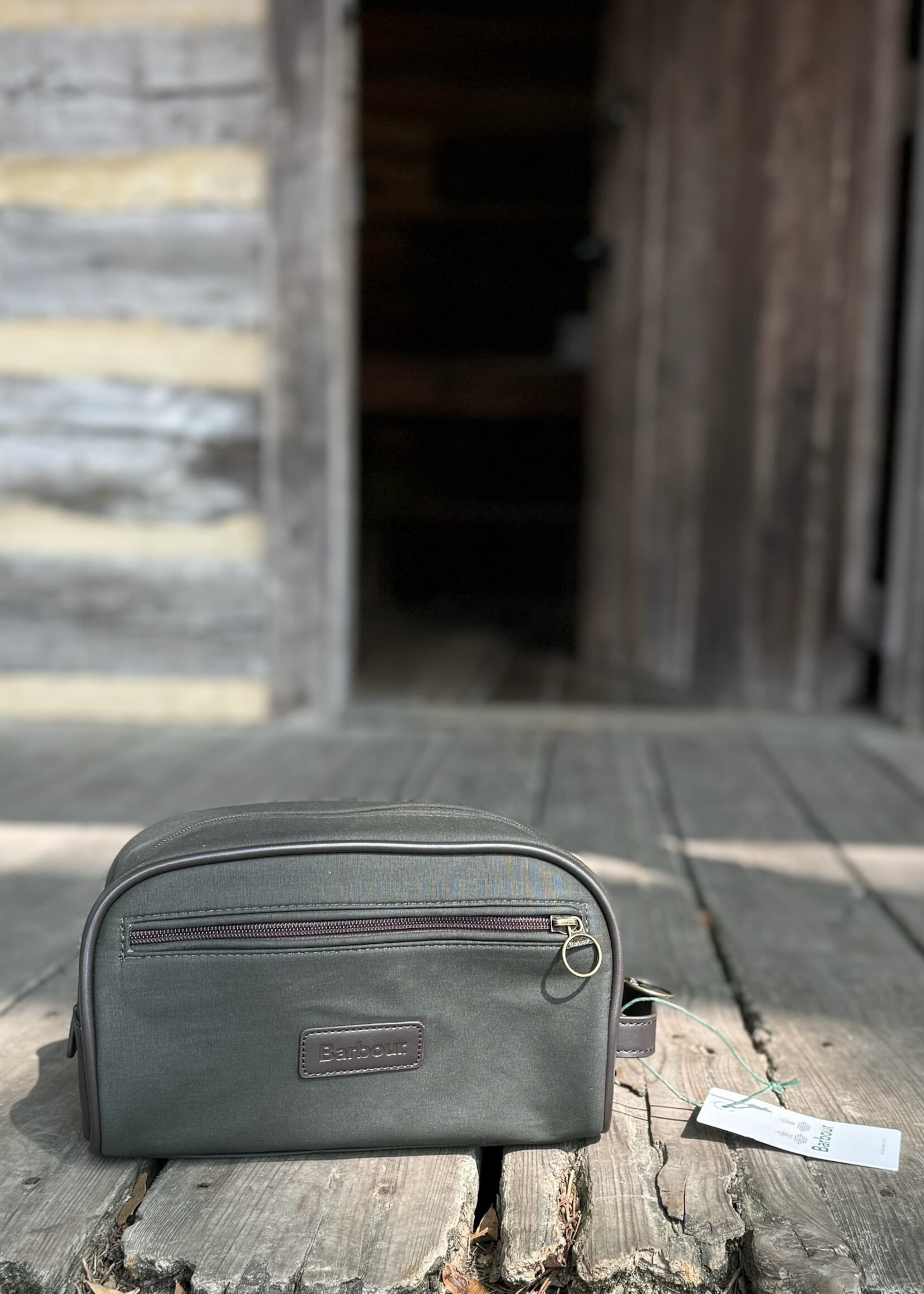 Barbour Barbour Wax Washbag