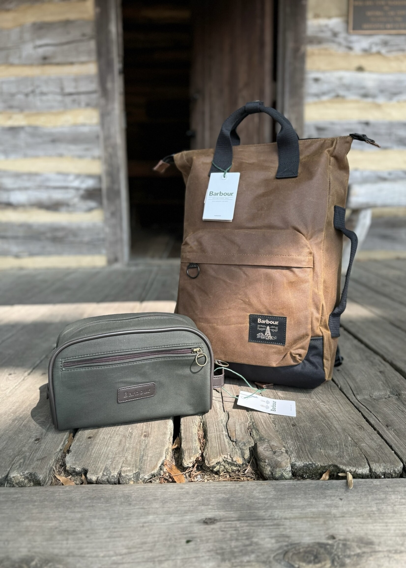 Barbour Barbour Wax Washbag