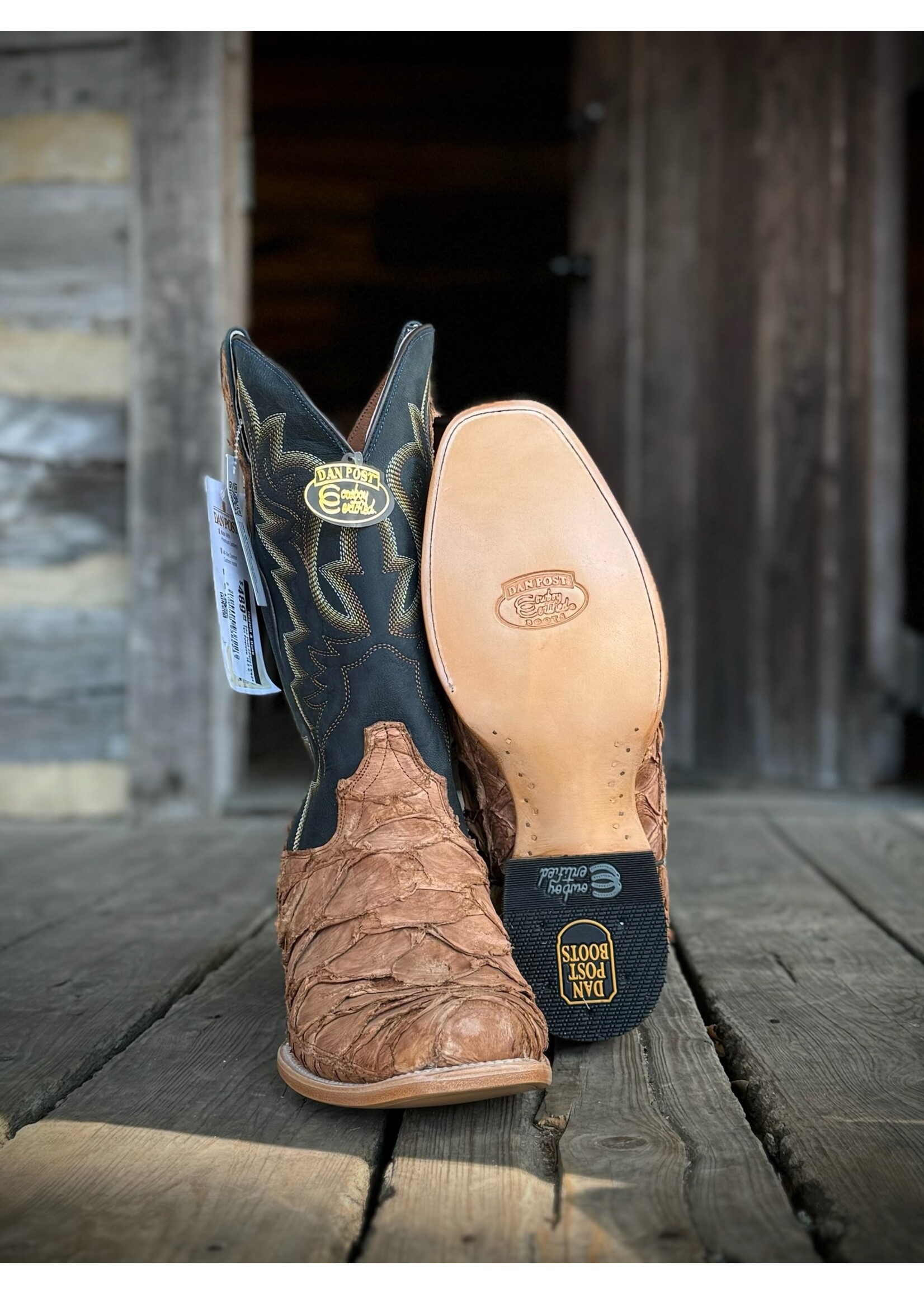 Dan Post Dan Post DP5021 Riggs Tan Pirarucu/Arapaima Boot