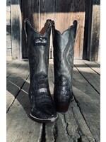 Dan Post Dan Post DP3060 Berkeley Black Caiman Snip Toe Boot