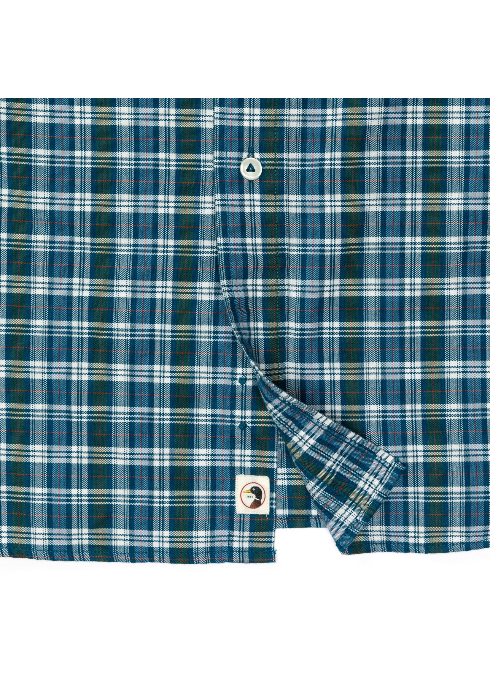Duck Head Duck Head D11318 Thompson Plaid Cotton Oxford Sport Shirt